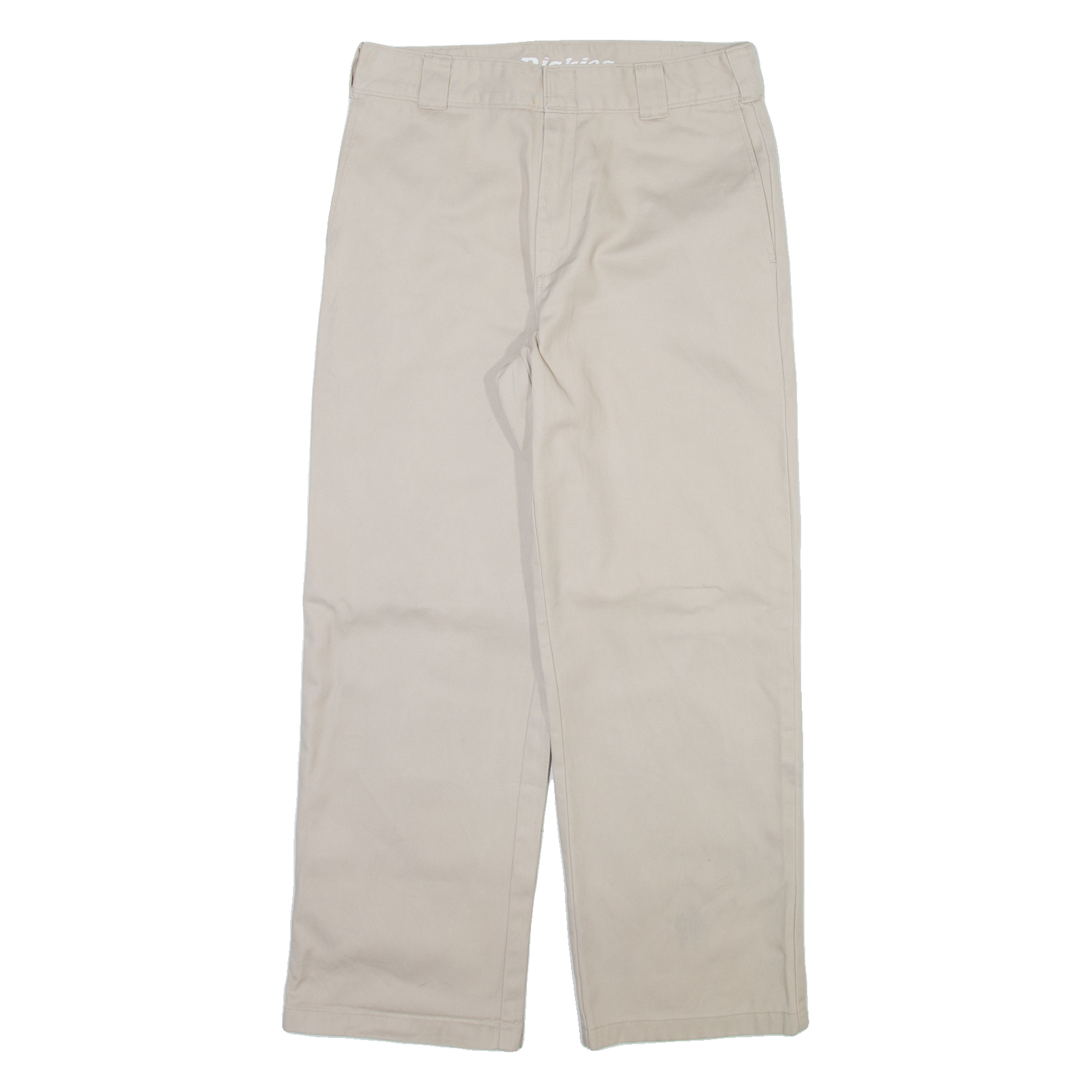 DICKIES Womens Trousers Beige Regular Straight W29 L28 Refurbished - N/A refurbished available on Cerqular
