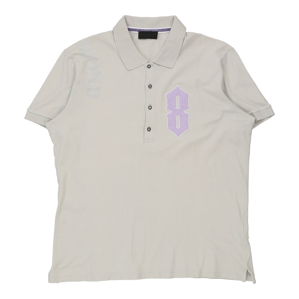 Richmond Polo Shirt - 2XL Beige Cotton Refurbished - Thrifted (note: this is a term often used to describe second- refurbished available on Cerqular