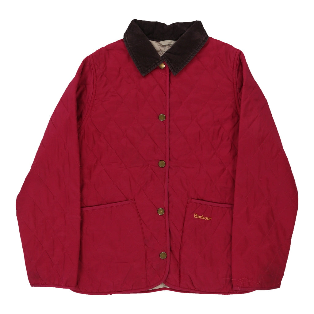 Buy Age 8-9 Barbour Jacket - Medium Red Polyester Refurbished - $18.08 Age 8-9 Barbour Jacket - Medium Red Polyester Refurbished - Thrifted (note: this is a term often used to describe second- refurbished available on Cerqular