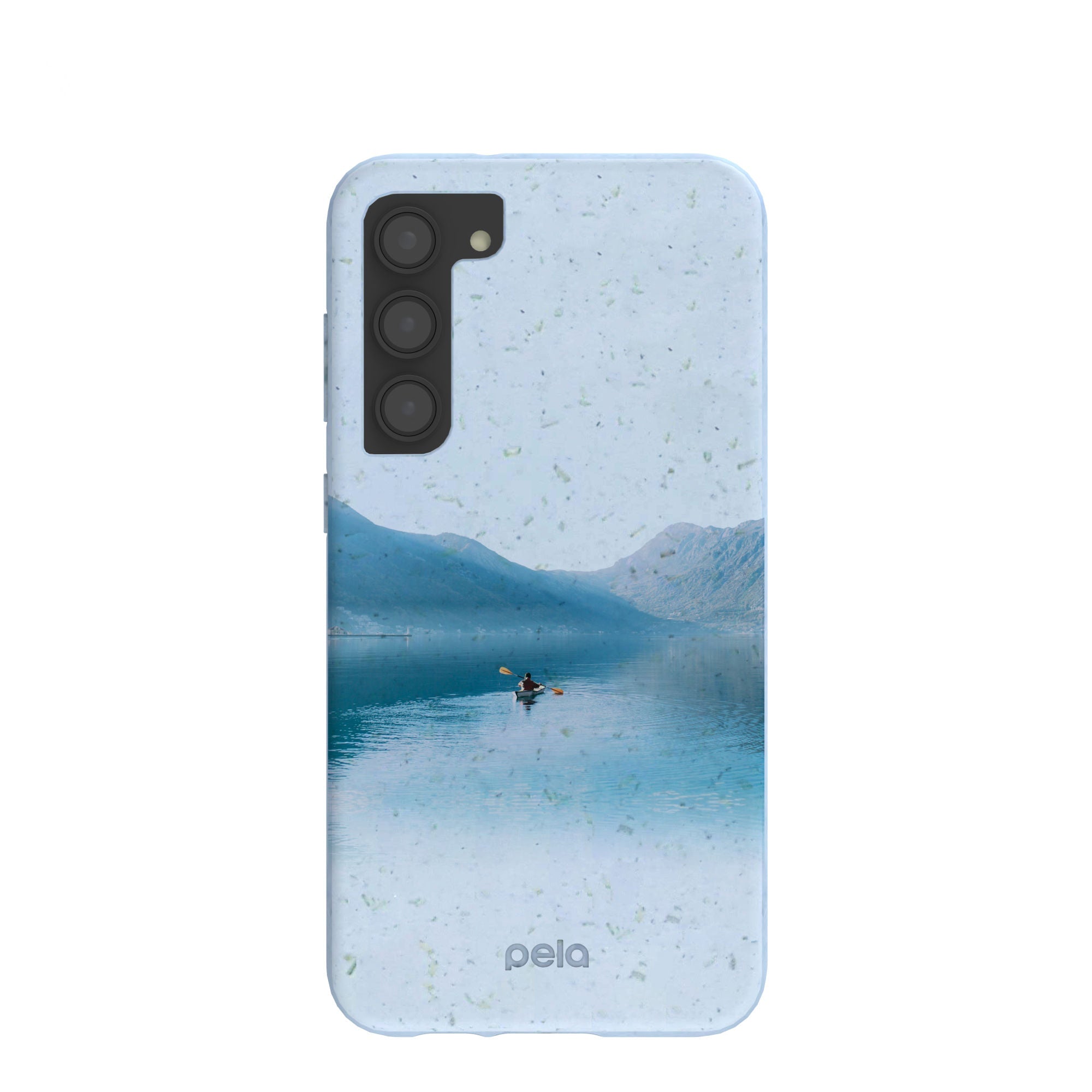 Powder Blue Serene Samsung Galaxy S23+(Plus) Case Refurbished - Pela Case refurbished available on Cerqular