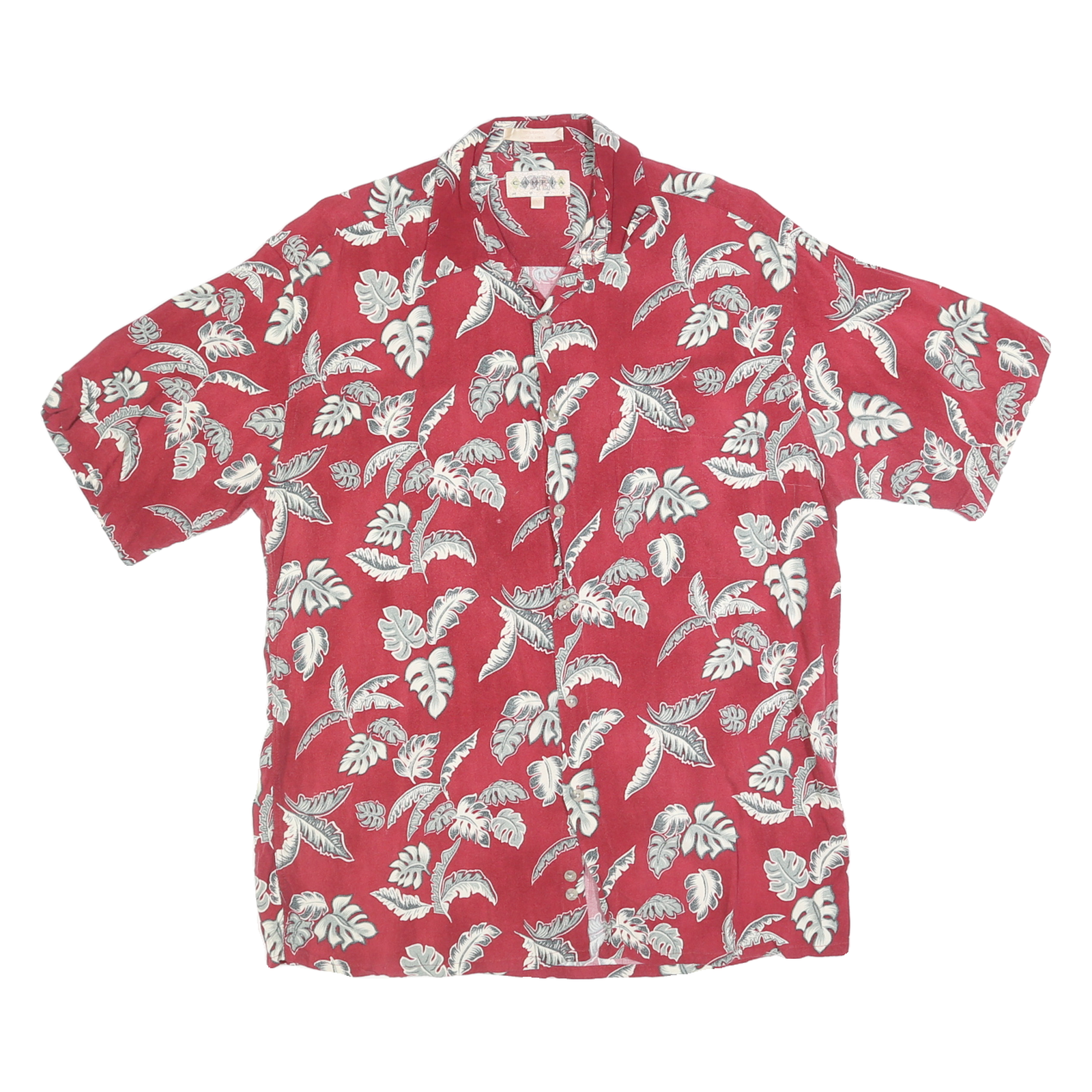 Buy MODA CAMPIA Mens Red Leaf Pattern Rayon Shirt M Summer Casual Beachwear Refurbished - $15.59 MODA CAMPIA Mens Red Leaf Pattern Rayon Shirt M Summer Casual Beachwear Refurbished - N/A refurbished available on Cerqular