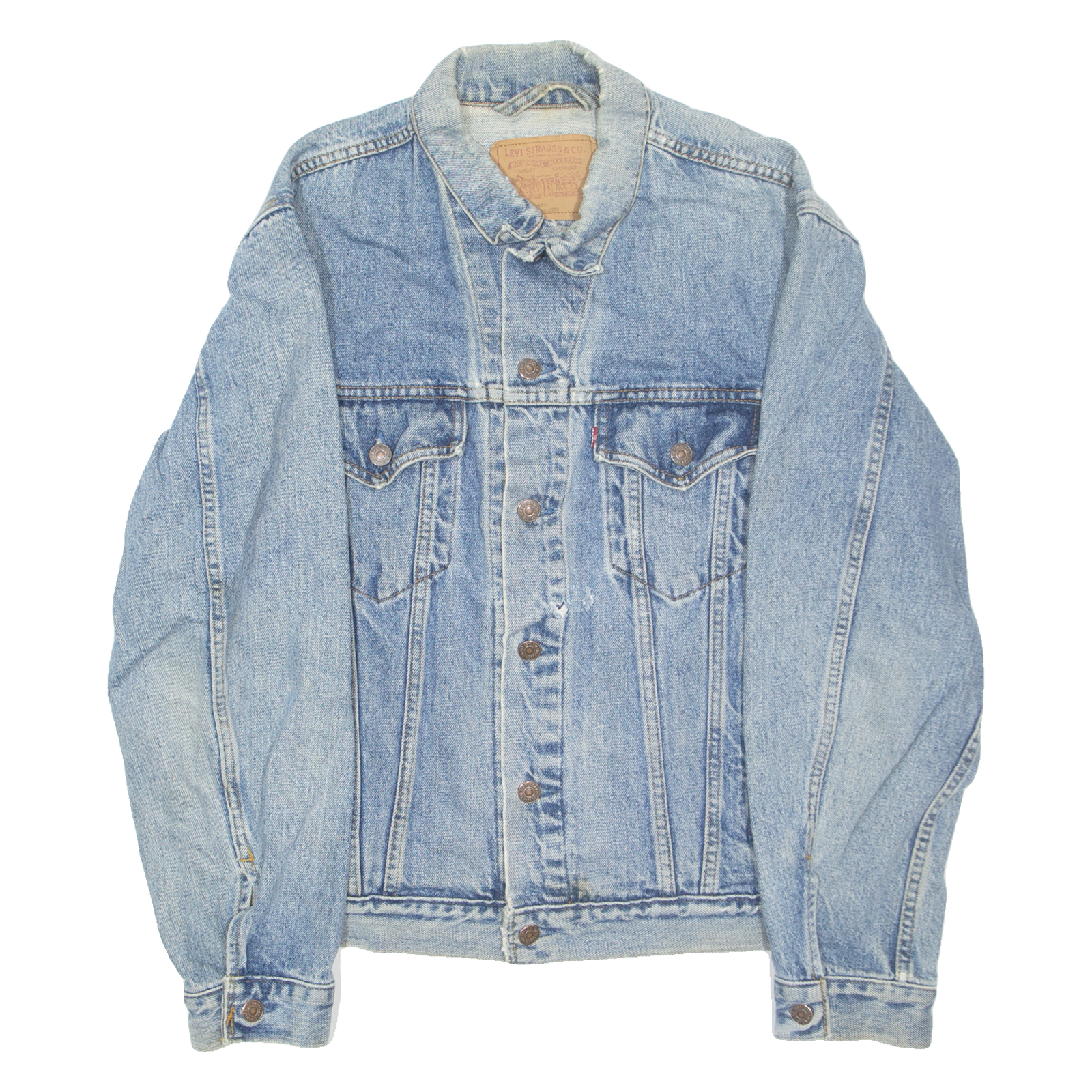 LEVI'S Mens Denim Jacket Blue M Refurbished - N/A refurbished available on Cerqular