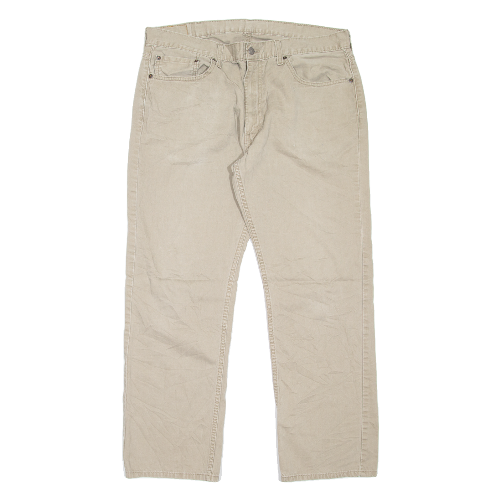 LEVI'S 559 Jeans Mens Beige Relaxed Straight W38 L32 Refurbished - N/A refurbished available on Cerqular