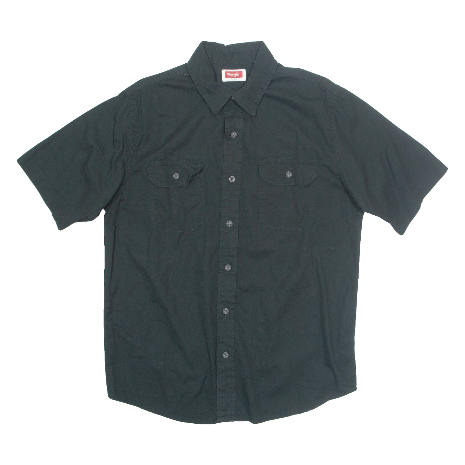 Buy WRANGLER Mens Plain Shirt Black M Refurbished - $28.59 WRANGLER Mens Plain Shirt Black M Refurbished - N/A refurbished available on Cerqular