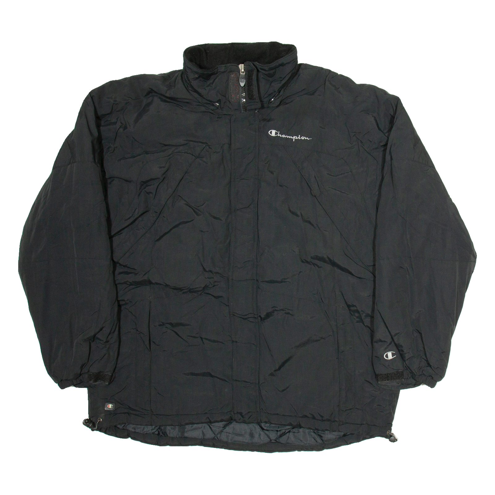 CHAMPION Mens Jacket Black Nylon L Refurbished - N/A refurbished available on Cerqular