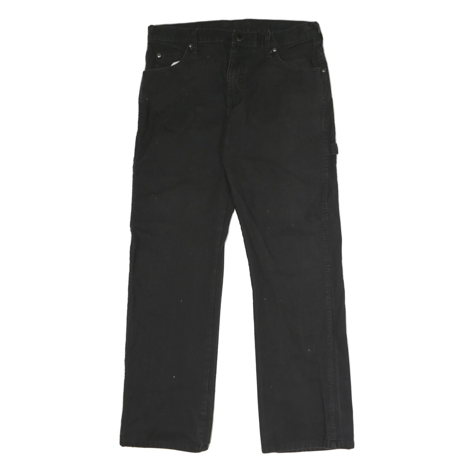 Buy DICKIES Mens Black Cotton Blend Regular Straight Trousers W33 L32 Workwear Refurbished - $42.89 DICKIES Mens Black Cotton Blend Regular Straight Trousers W33 L32 Workwear Refurbished - N/A refurbished available on Cerqular