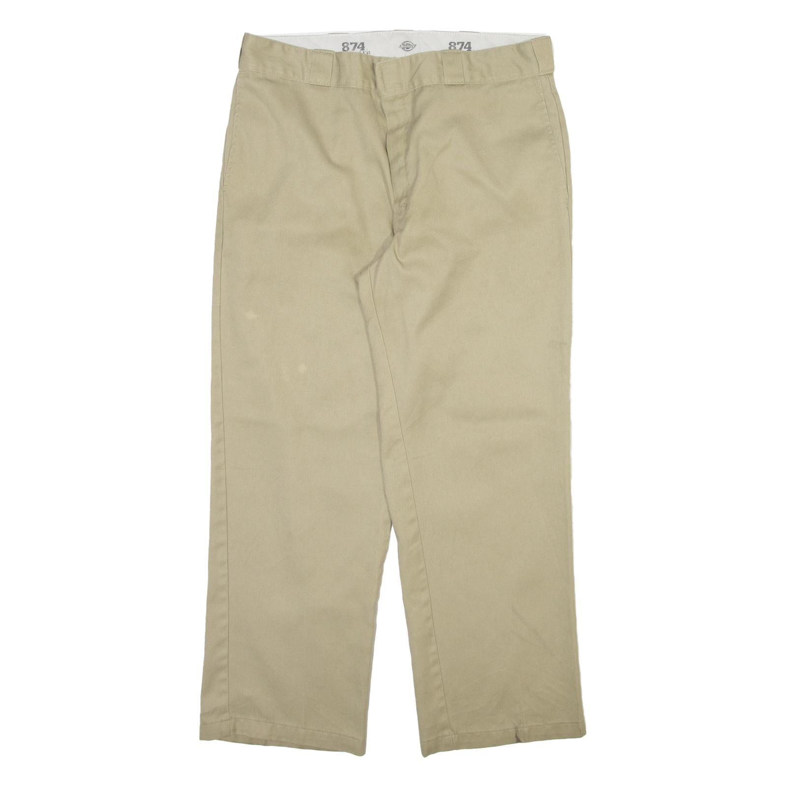 DICKIES 874 Workwear Mens Trousers Beige Regular Straight W36 L29 Refurbished - N/A refurbished available on Cerqular