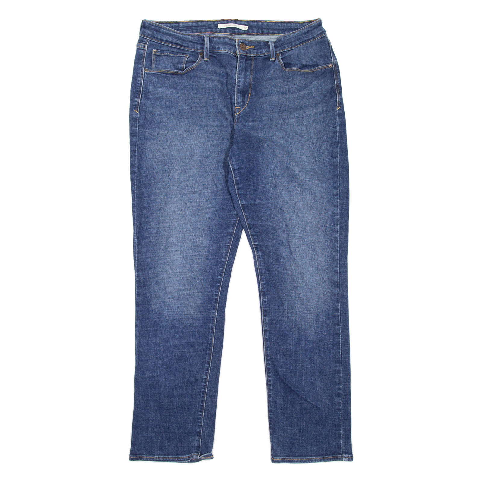 LEVI'S Mid Rise Womens Jeans Blue Slim Skinny Stone Wash W31 L30 Refurbished - N/A refurbished available on Cerqular
