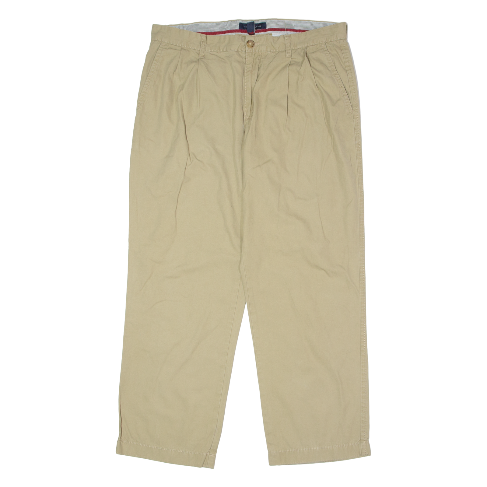 Buy TOMMY HILFIGER Chino Mens Twill Trousers Beige Relaxed Straight W36 L30 Refurbished - $21.83 TOMMY HILFIGER Chino Mens Twill Trousers Beige Relaxed Straight W36 L30 Refurbished - N/A refurbished available on Cerqular