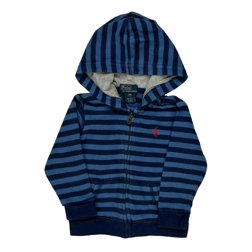 Buy Age 18 Months Polo By Ralph Lauren Striped Hoodie - 2XS Blue Cotton Refurbished - $22.77 Age 18 Months Polo By Ralph Lauren Striped Hoodie - 2XS Blue Cotton Refurbished - Thrifted (note: this is a term often used to describe second- refurbished available on Cerqular