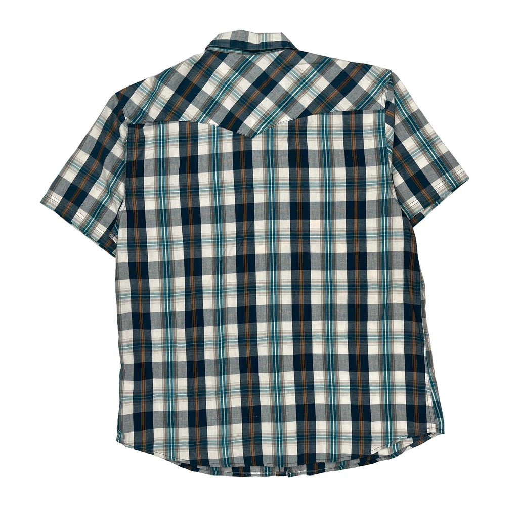 Levis Checked Short Sleeve Shirt - 2XL Multicoloured Cotton Refurbished - Thrifted (note: this is a term often used to describe second- refurbished available on Cerqular