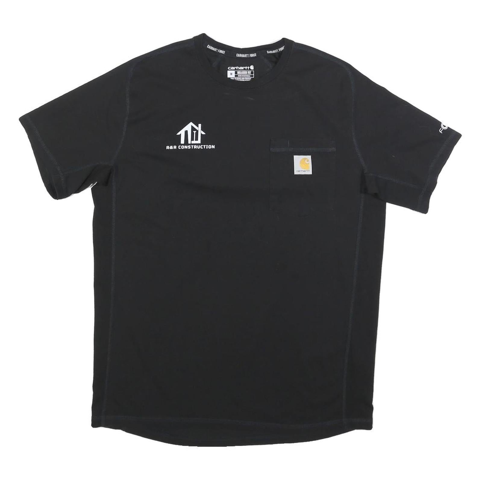 CARHARTT Mens Black & Yellow Graphic T-Shirt M Short Sleeve Crew Neck Refurbished - N/A refurbished available on Cerqular