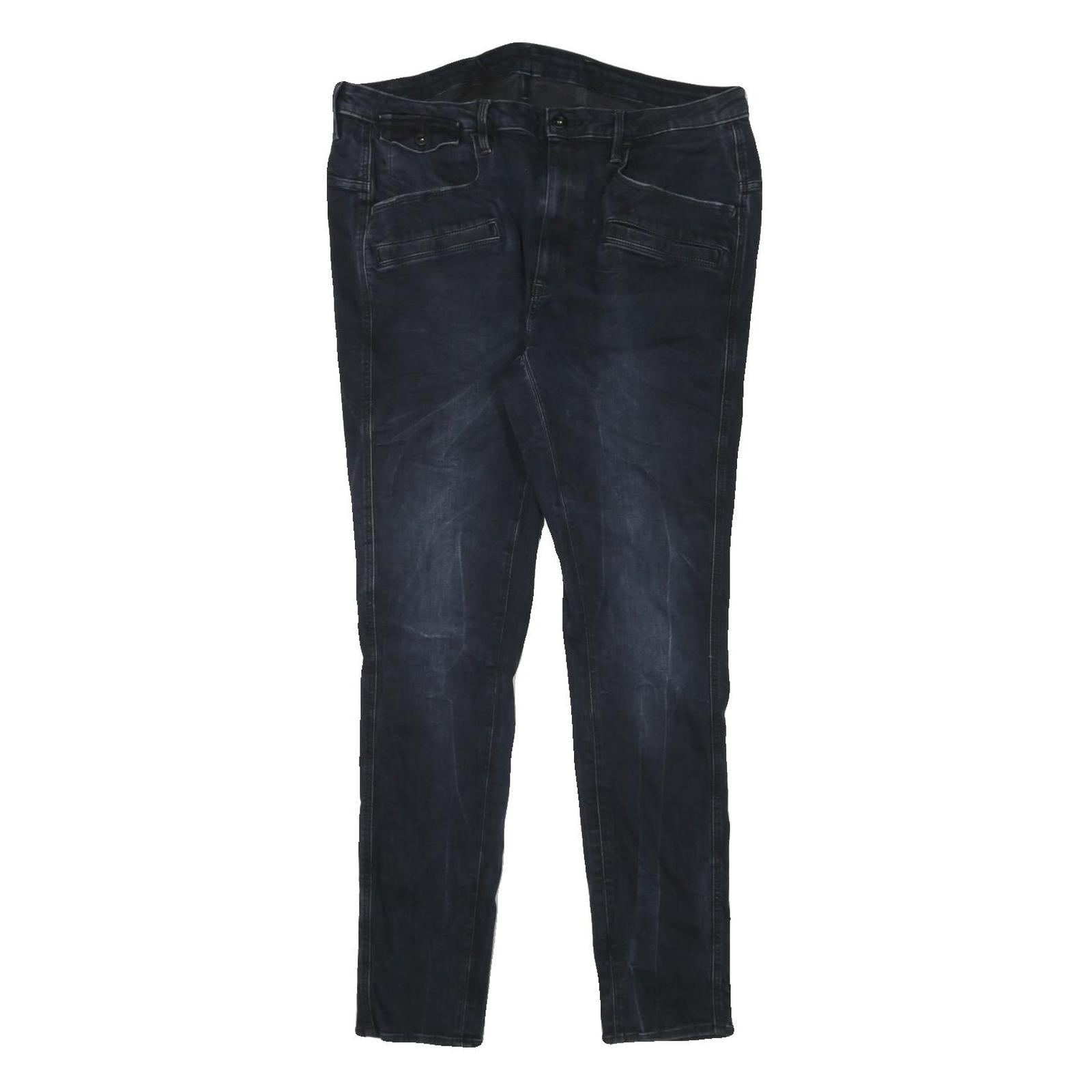 G-STAR Womens Slim Denim Jeans Blue W36 L30 Zip Closure Stylish Classic Design Refurbished - N/A refurbished available on Cerqular
