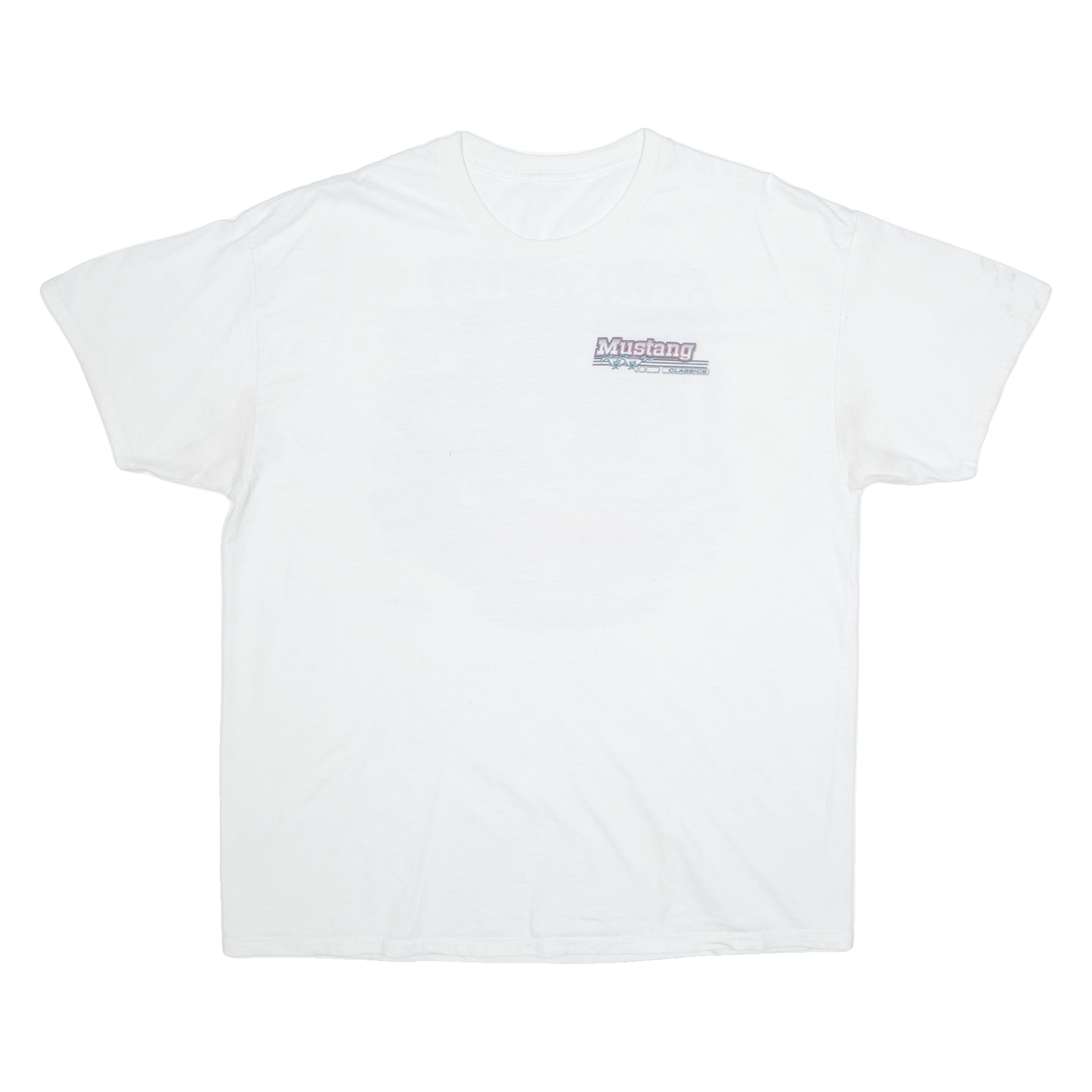 MUSTANG Mens T-Shirt White XL Refurbished - N/A refurbished available on Cerqular