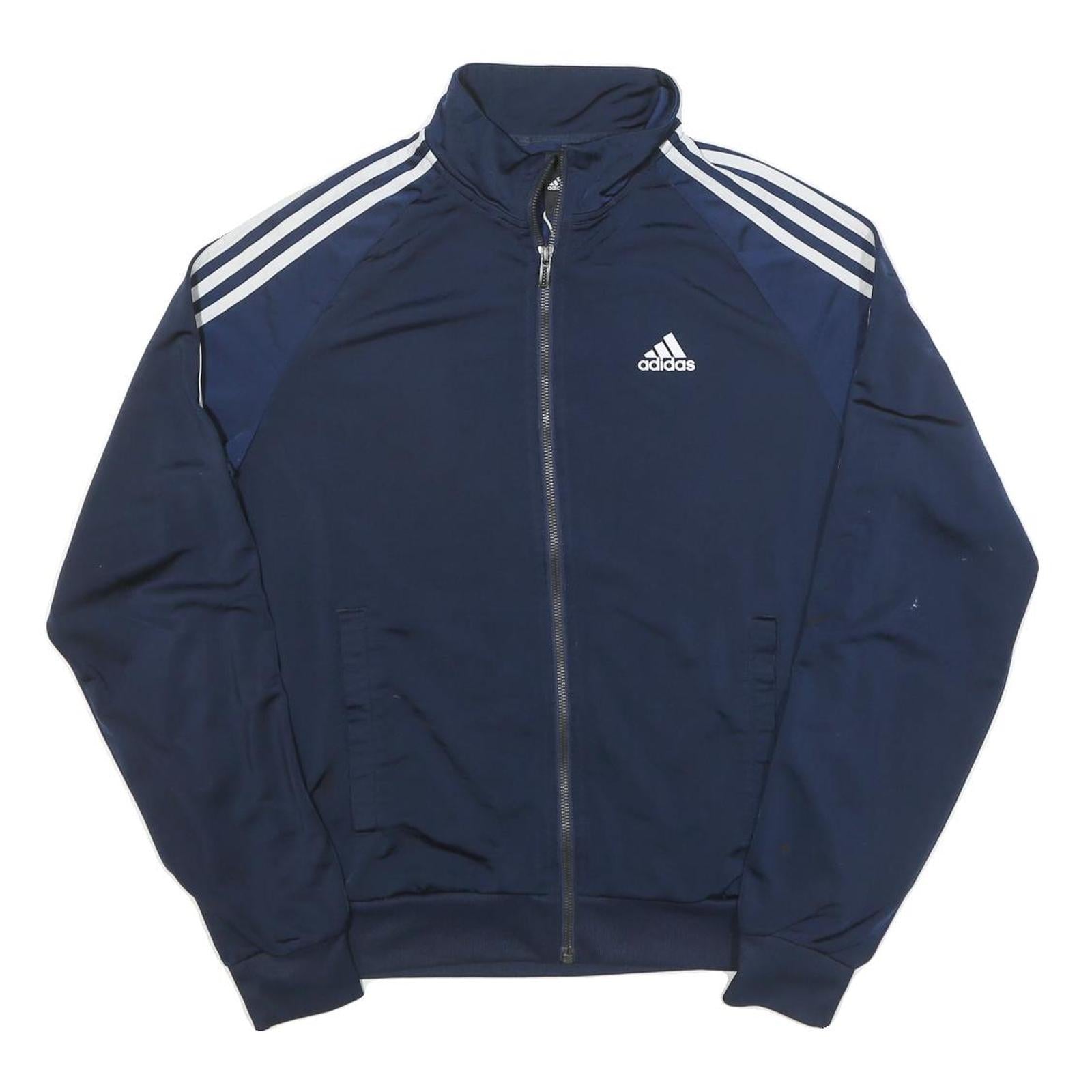 Buy ADIDAS Mens Navy Blue Track Jacket S Polyester Blend Zip Athletic Casual Refurbished - $41.59 ADIDAS Mens Navy Blue Track Jacket S Polyester Blend Zip Athletic Casual Refurbished - N/A refurbished available on Cerqular