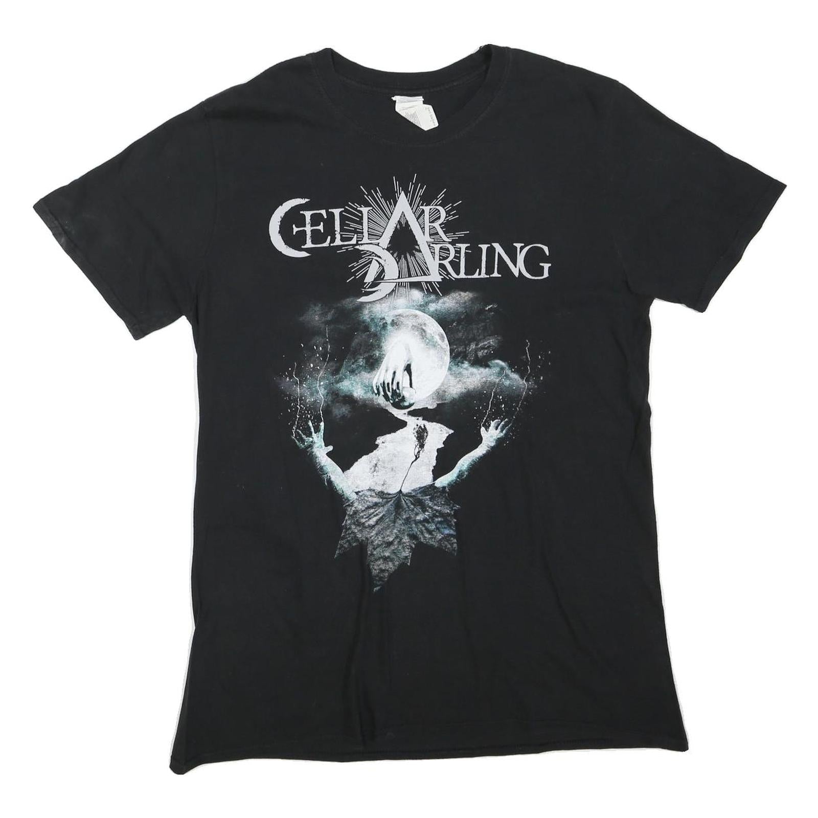 Buy Womens Black Graphic Cellar Darling T-Shirt M Short Sleeve Round Neck Moon Refurbished - $32.49 Womens Black Graphic Cellar Darling T-Shirt M Short Sleeve Round Neck Moon Refurbished - N/A refurbished available on Cerqular