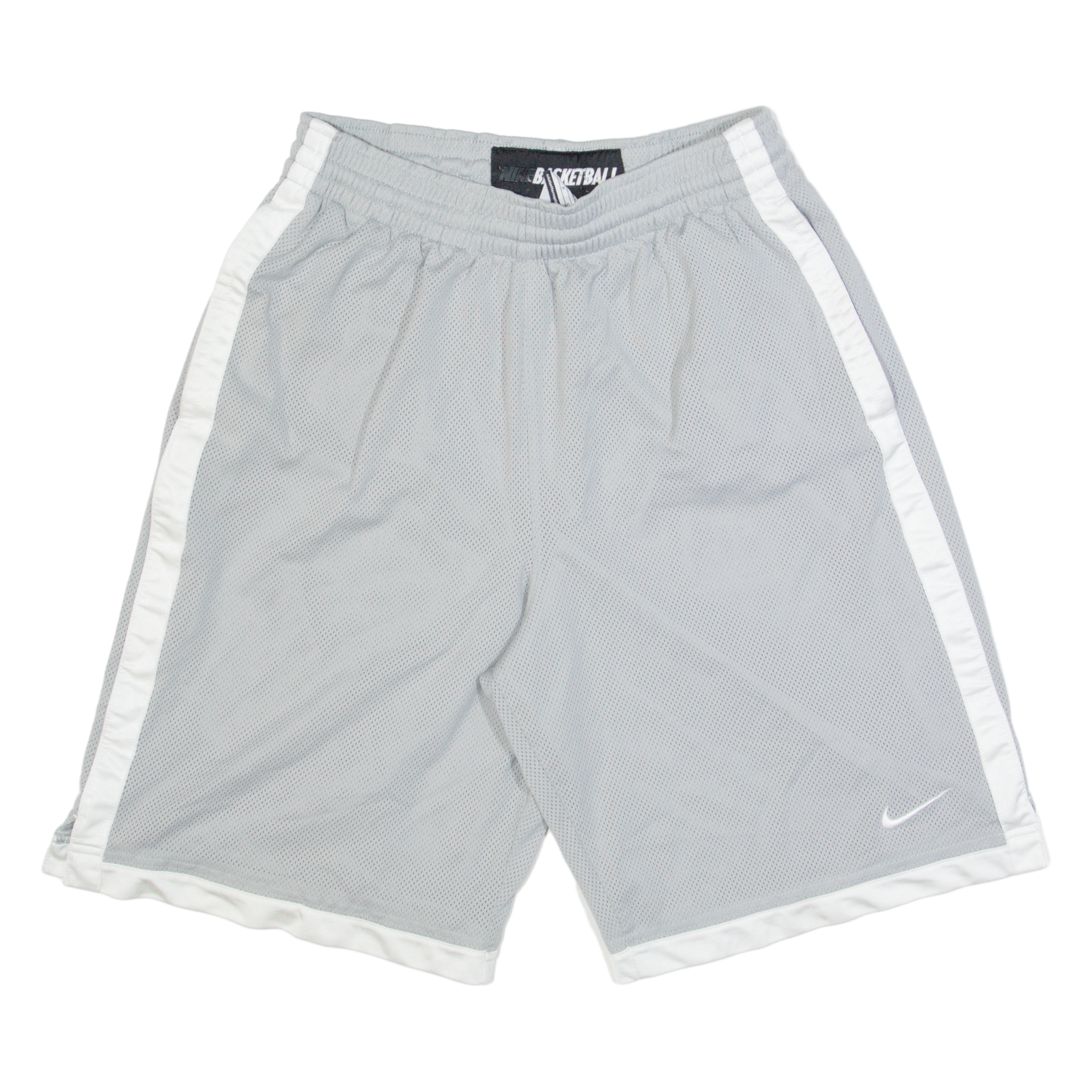 NIKE Mens Sports Shorts Grey Relaxed S W26 Refurbished - N/A refurbished available on Cerqular