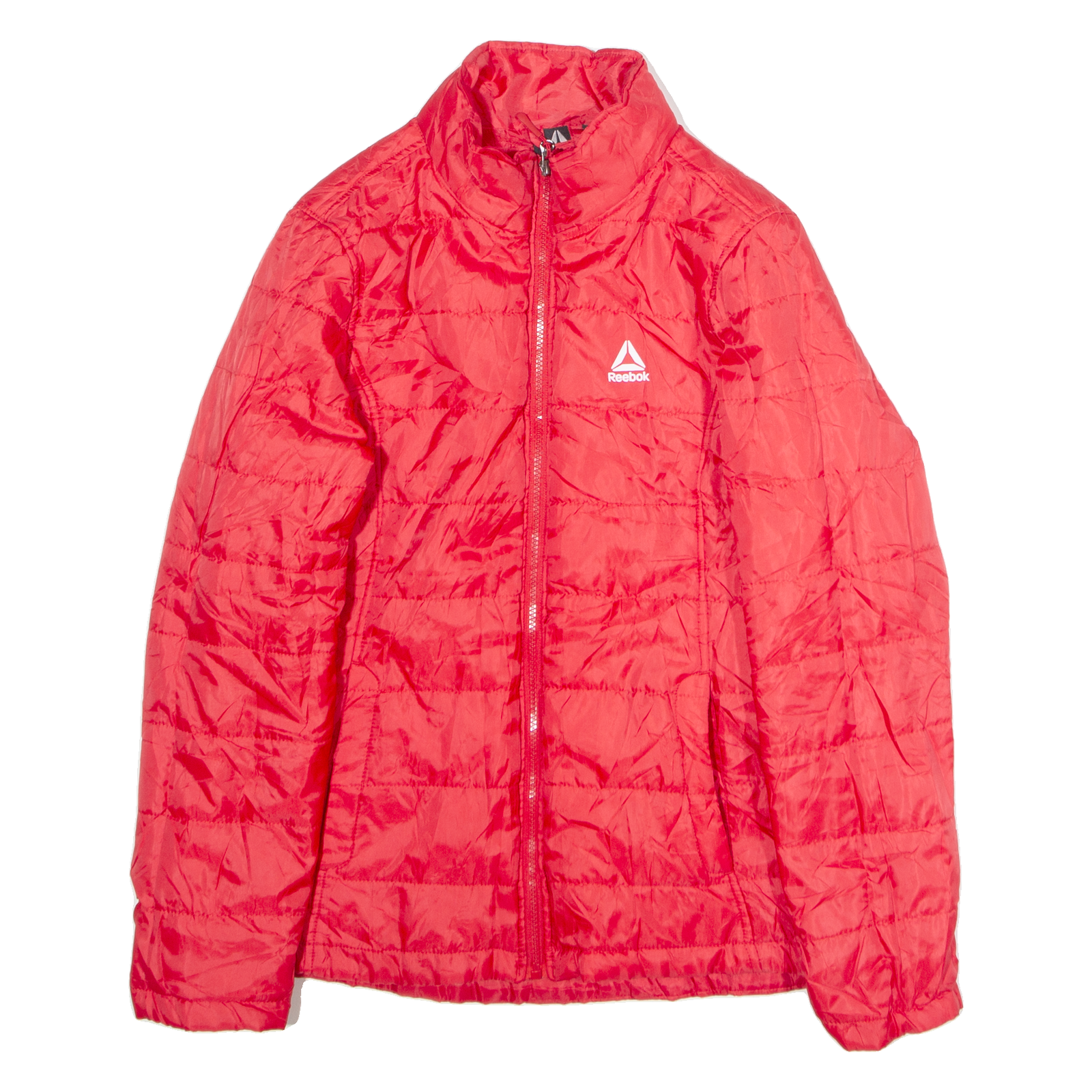 REEBOK Womens Puffer Jacket Red M Refurbished - N/A refurbished available on Cerqular
