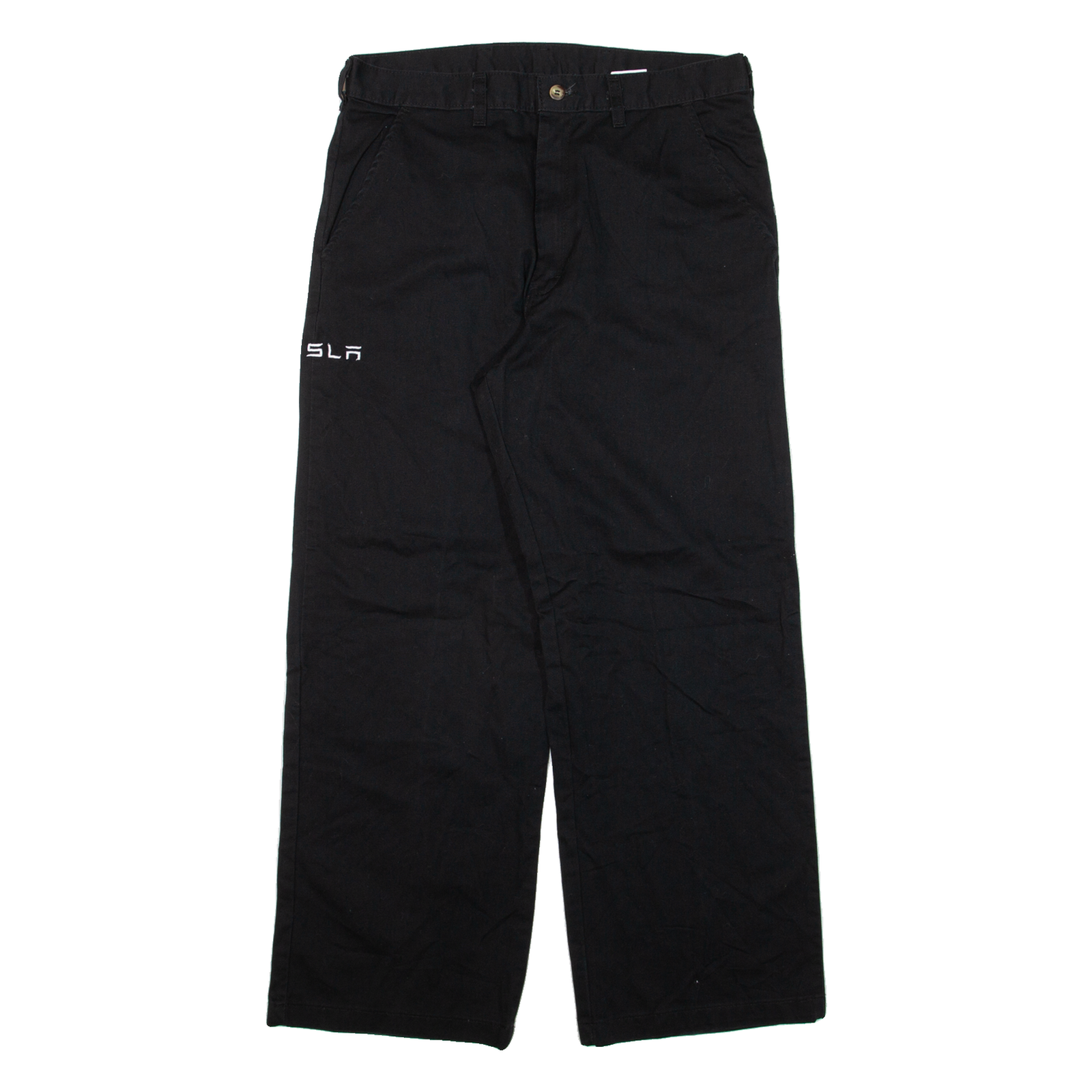 DICKIES Womens Trousers Black Relaxed Straight W30 L27 Refurbished - N/A refurbished available on Cerqular