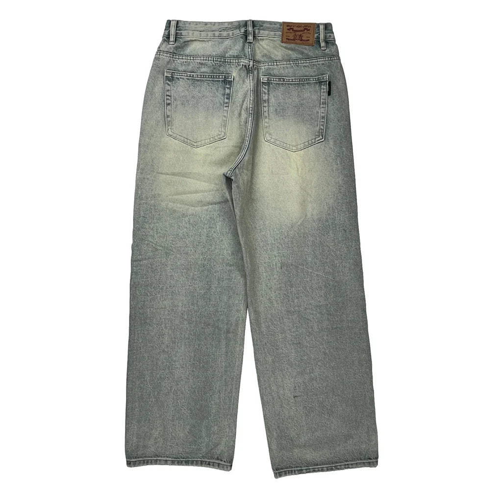 Buy Unbranded Wide Leg Jeans - 32W 29L Acid Wash Denim Refurbished - $84.41 Unbranded Wide Leg Jeans - 32W 29L Acid Wash Denim Refurbished - Thrifted (note: this is a term often used to describe second- refurbished available on Cerqular