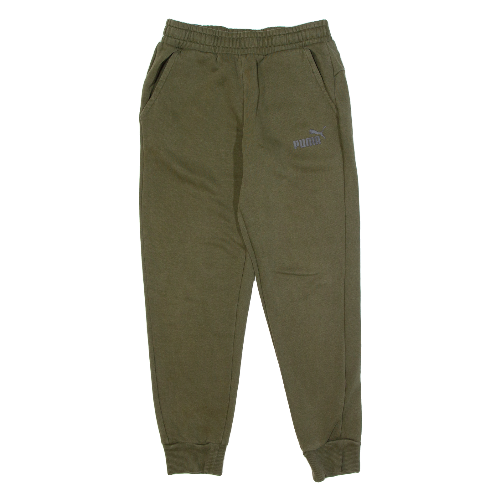 PUMA Mens Joggers Green Tapered S W26 L27 Refurbished - N/A refurbished available on Cerqular