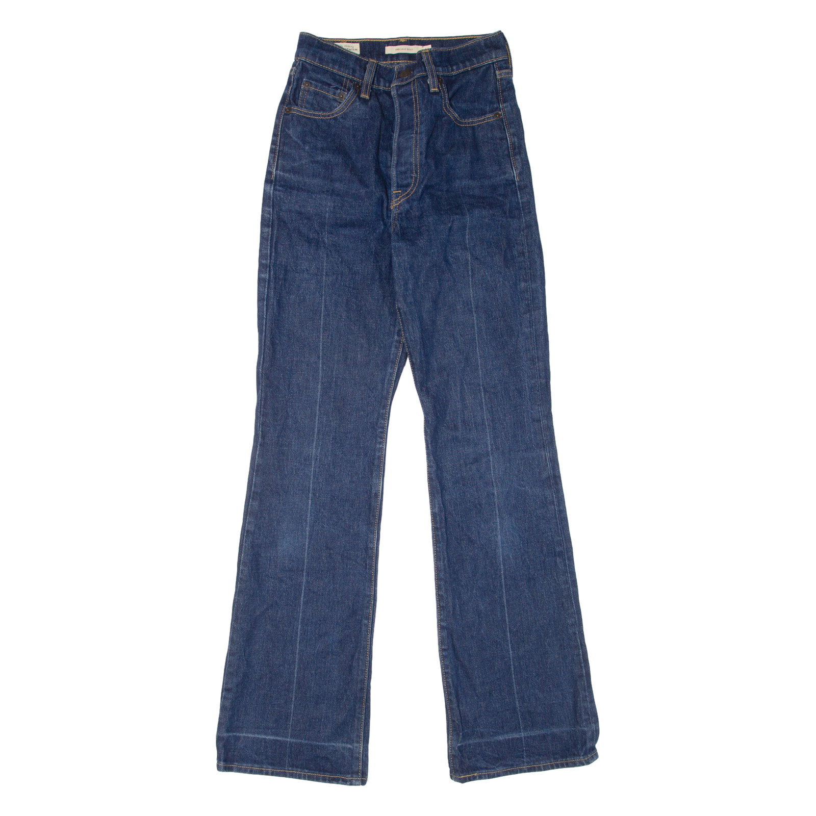 LEVI'S Ribcage BIG E Womens Jeans Blue Regular Bootcut W23 L31 Refurbished - N/A refurbished available on Cerqular
