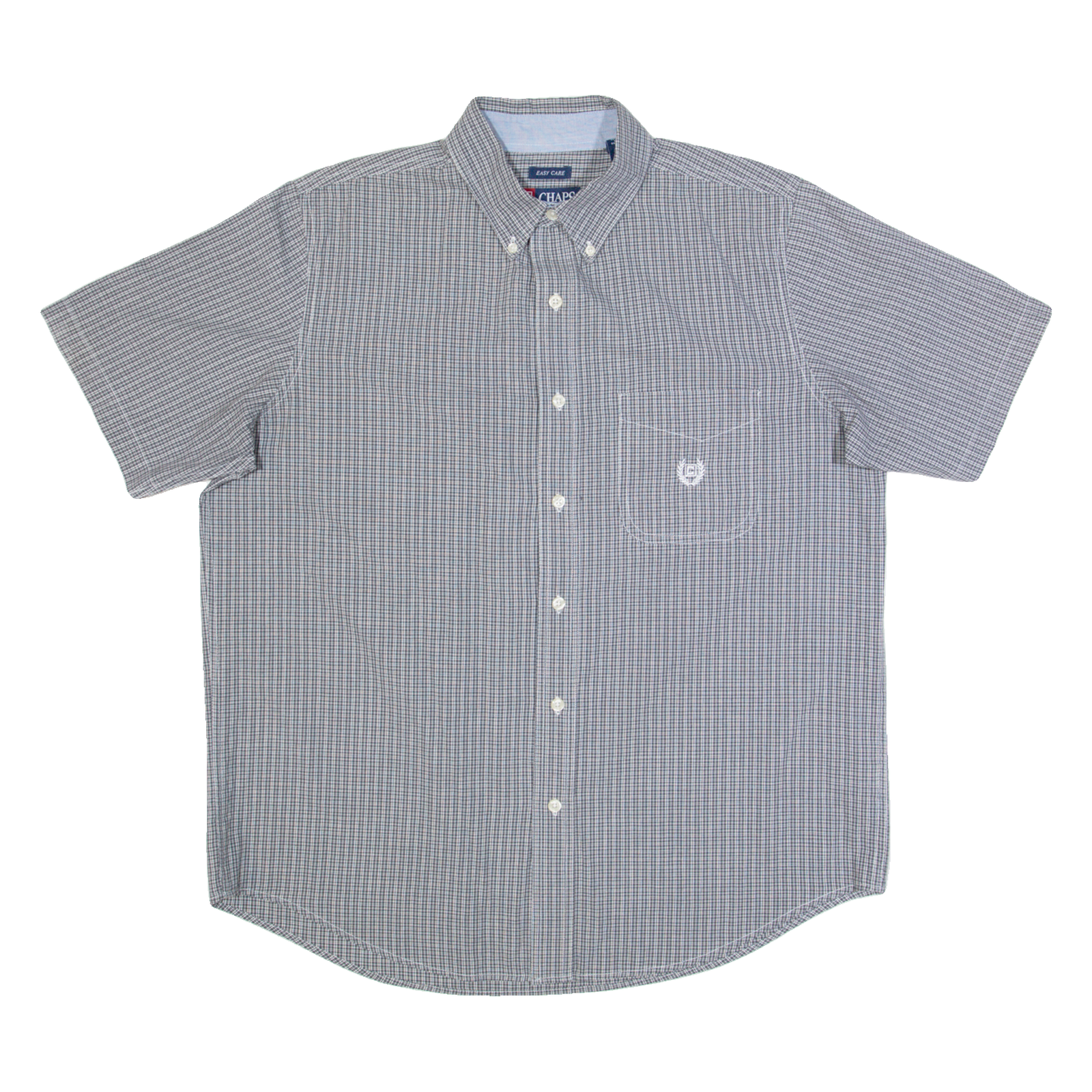 CHAPS Mens Shirt Black Check L Refurbished - N/A refurbished available on Cerqular