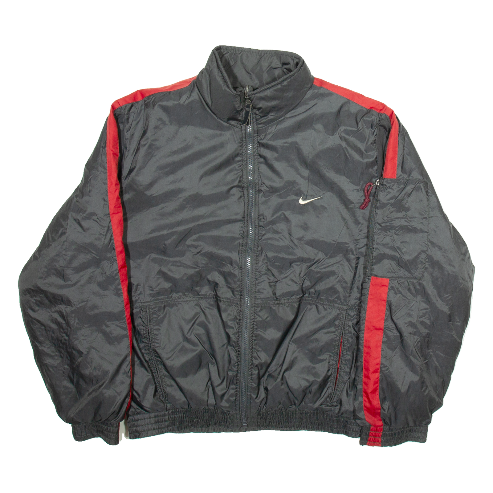 NIKE Mens Track Jacket Grey M Refurbished - N/A refurbished available on Cerqular
