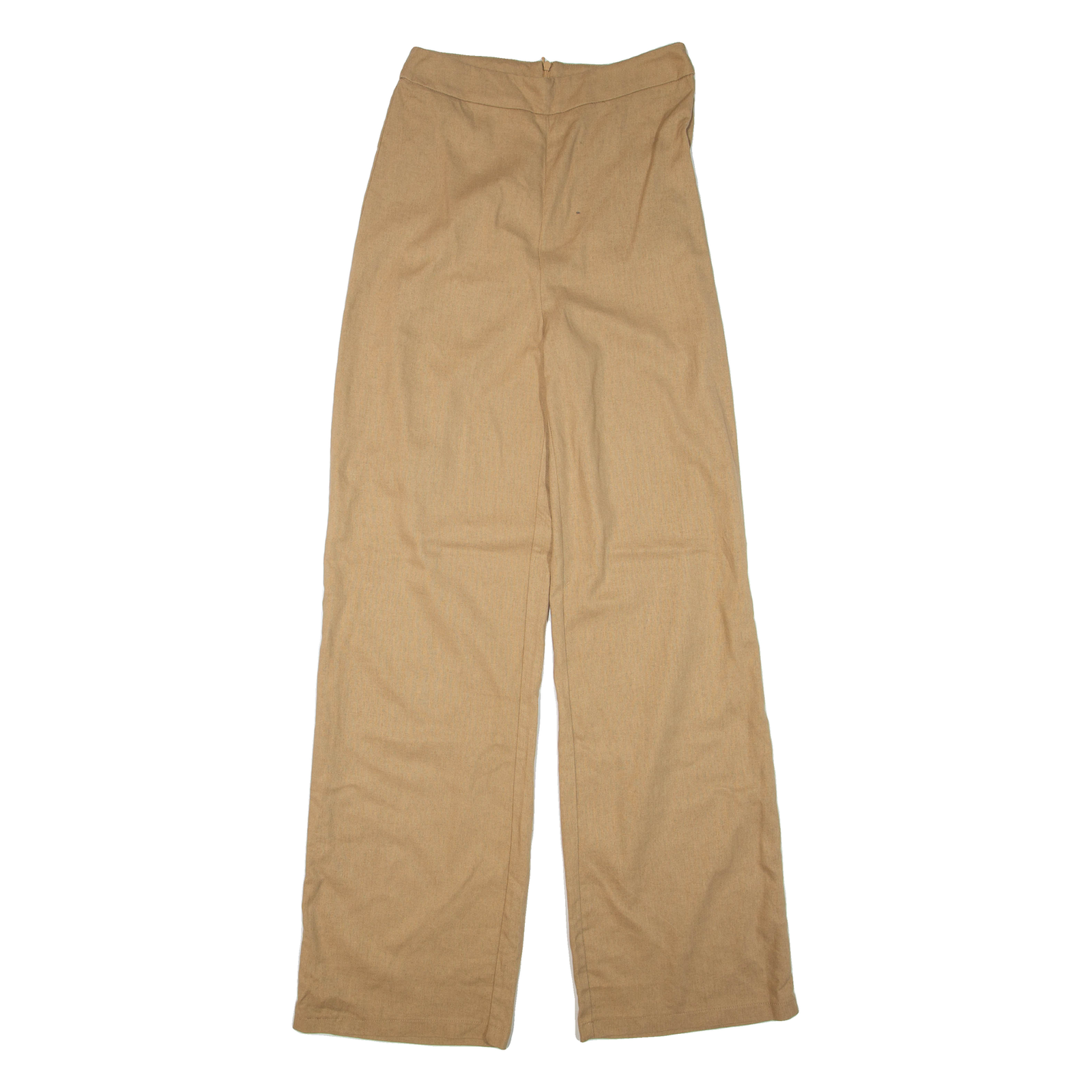 PRETTYLITTLETHING Womens Trousers Brown Regular Wide-Leg W28 L33 Refurbished - N/A refurbished available on Cerqular