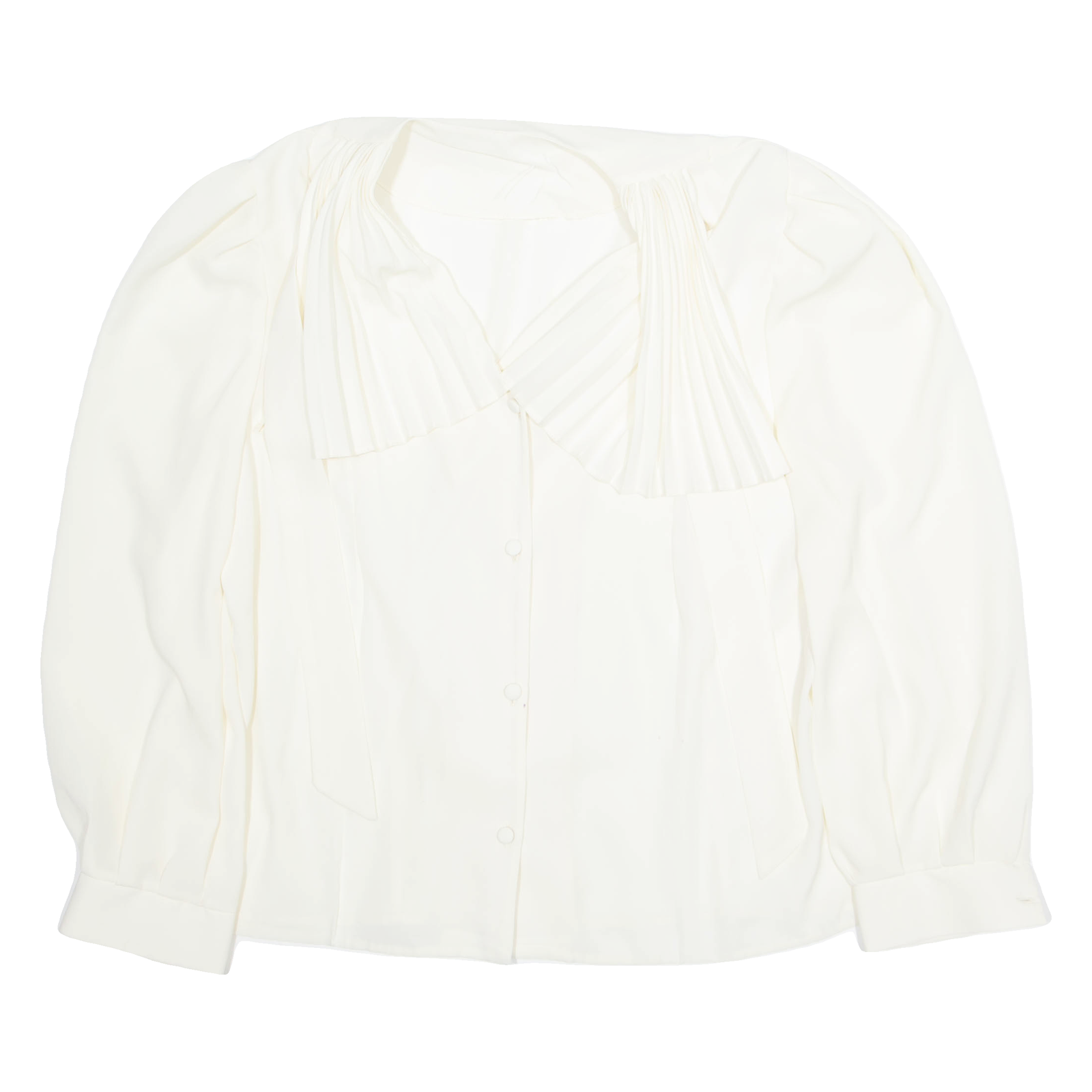 Womens Bardot Shirt Cream Long Sleeve M Refurbished - N/A refurbished available on Cerqular
