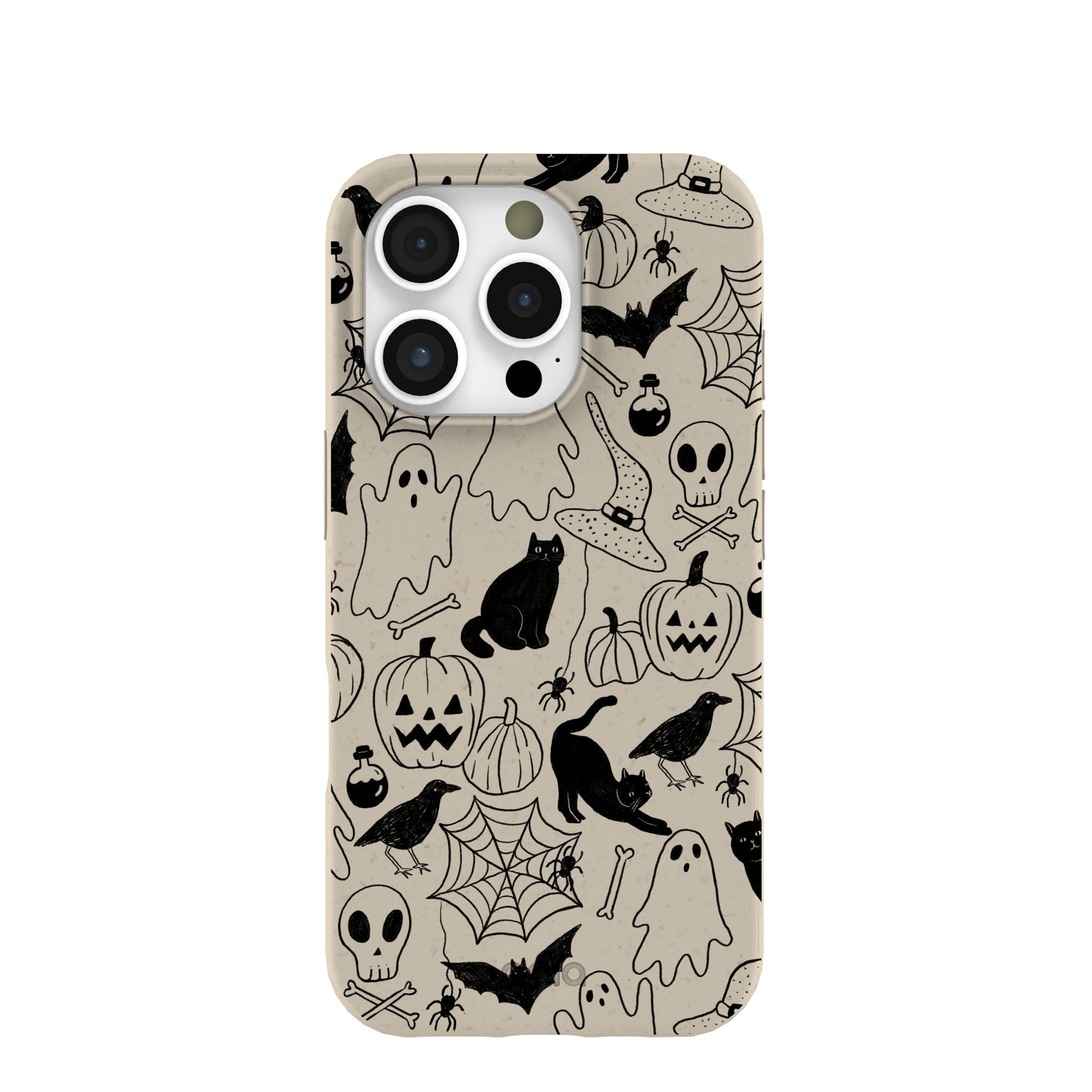 London Fog Sketchy Spirits iPhone 16 Pro Case Refurbished - Pela Case refurbished available on Cerqular