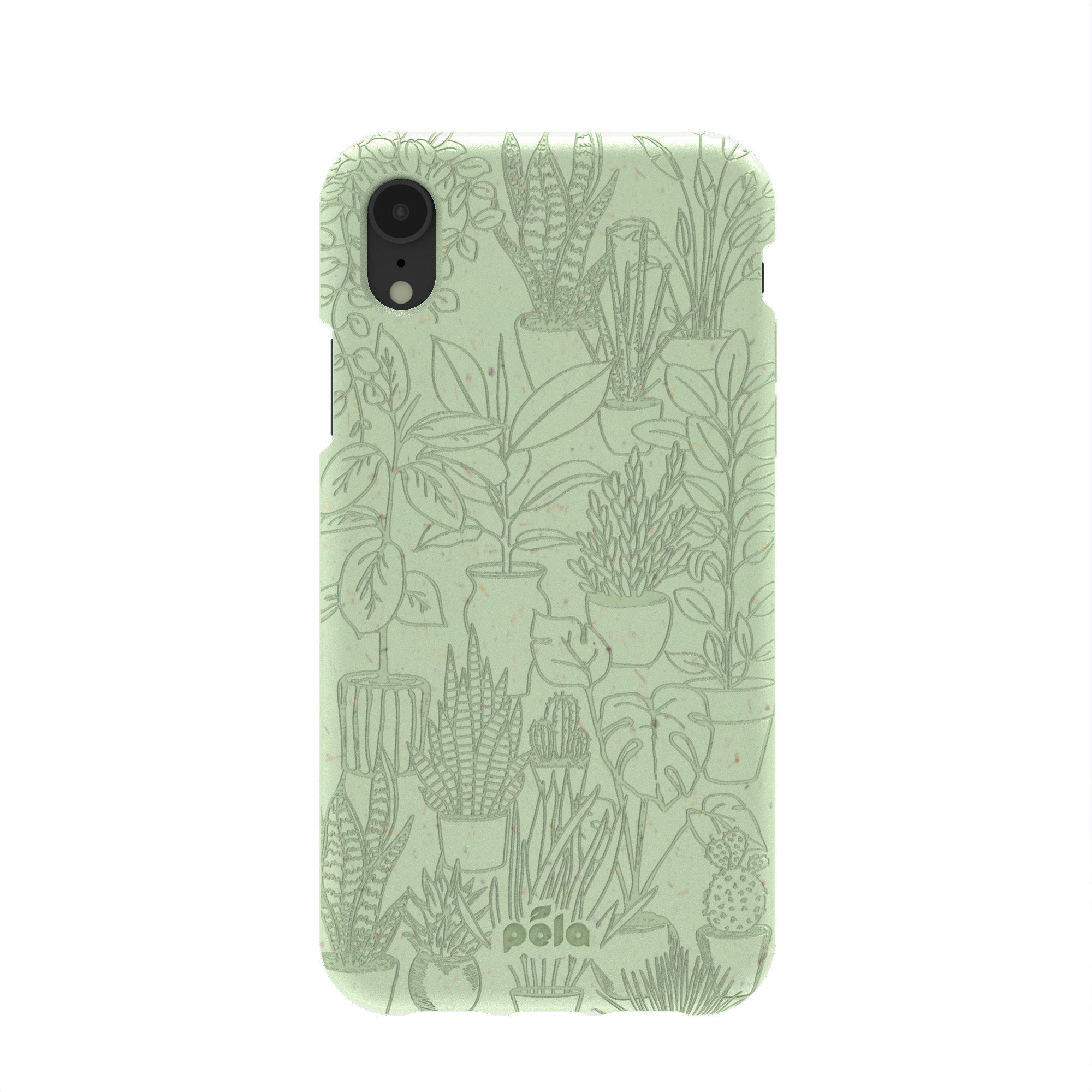 Sage Green Green Oasis iPhone XR Case Refurbished - Pela Case refurbished available on Cerqular