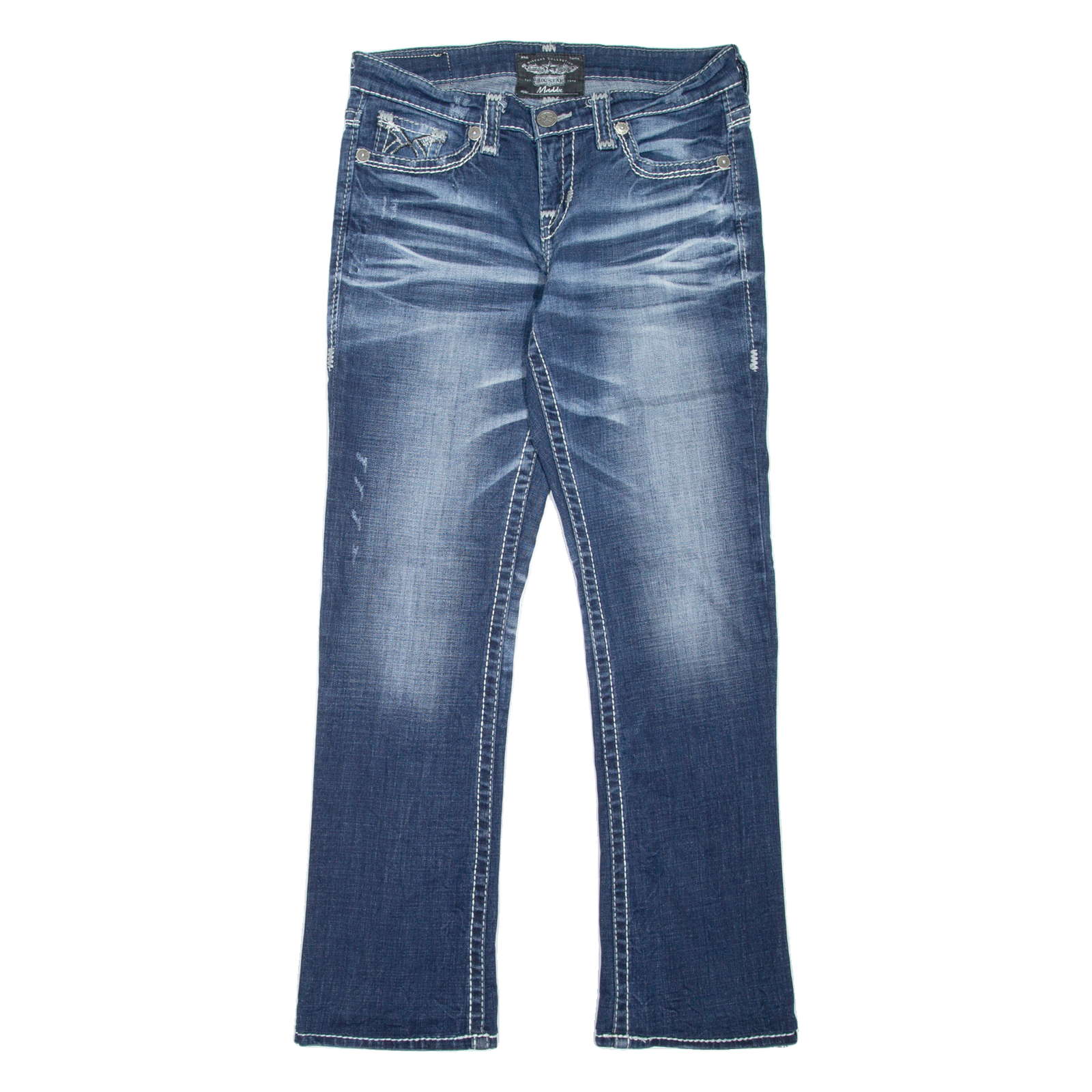 Buy BIG STAR Maddie Womens Jeans Blue Regular Bootcut Stone Wash W30 L31 Refurbished - $20.79 BIG STAR Maddie Womens Jeans Blue Regular Bootcut Stone Wash W30 L31 Refurbished - N/A refurbished available on Cerqular