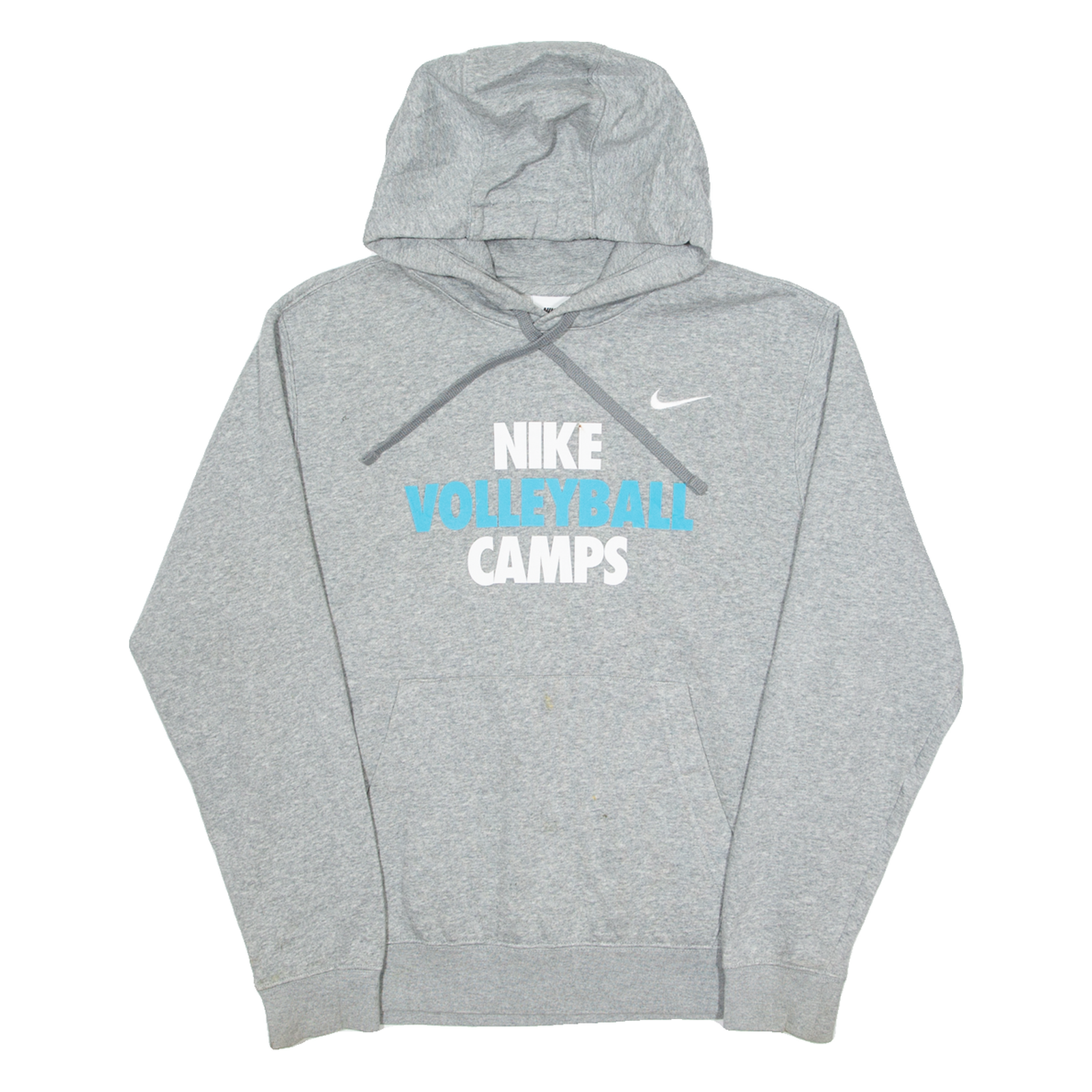 NIKE Volleyball Camps Mens Grey Hoodie M Refurbished - N/A refurbished available on Cerqular