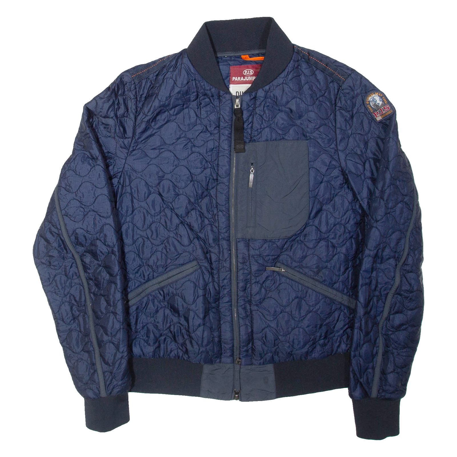 PARAJUMPERS Womens Bomber Jacket Blue S Refurbished - N/A refurbished available on Cerqular