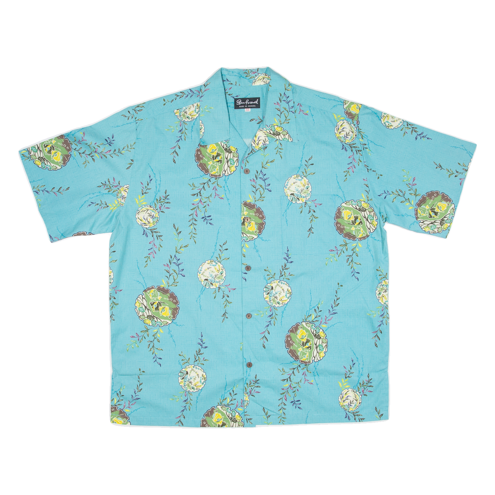 Buy SUNFRIEND Mens Hawaiian Shirt Blue Floral L Refurbished - $18.19 SUNFRIEND Mens Hawaiian Shirt Blue Floral L Refurbished - N/A refurbished available on Cerqular