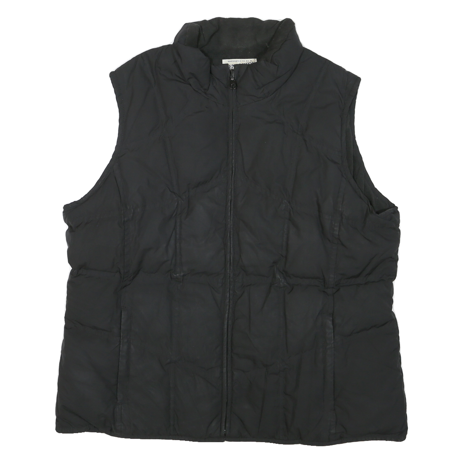 PENDLETON Mens Black Jacket L Polyester Blend Plain Zip Sleeveless Outdoor Warm Refurbished - N/A refurbished available on Cerqular