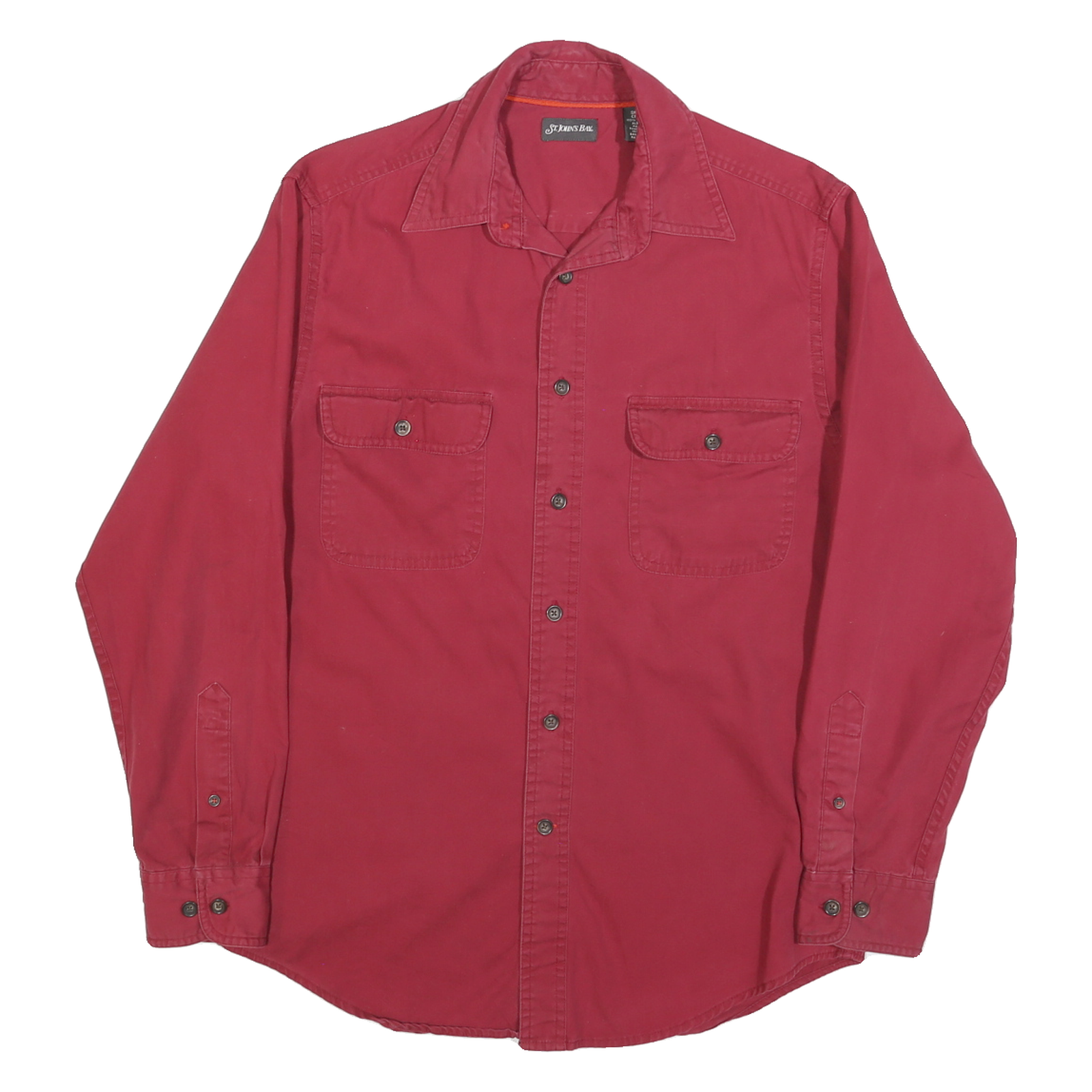 Buy ST JOHNS BAY Mens Red Shirt S Cotton Blend Button Pocket Casual Refurbished - $16.89 ST JOHNS BAY Mens Red Shirt S Cotton Blend Button Pocket Casual Refurbished - N/A refurbished available on Cerqular