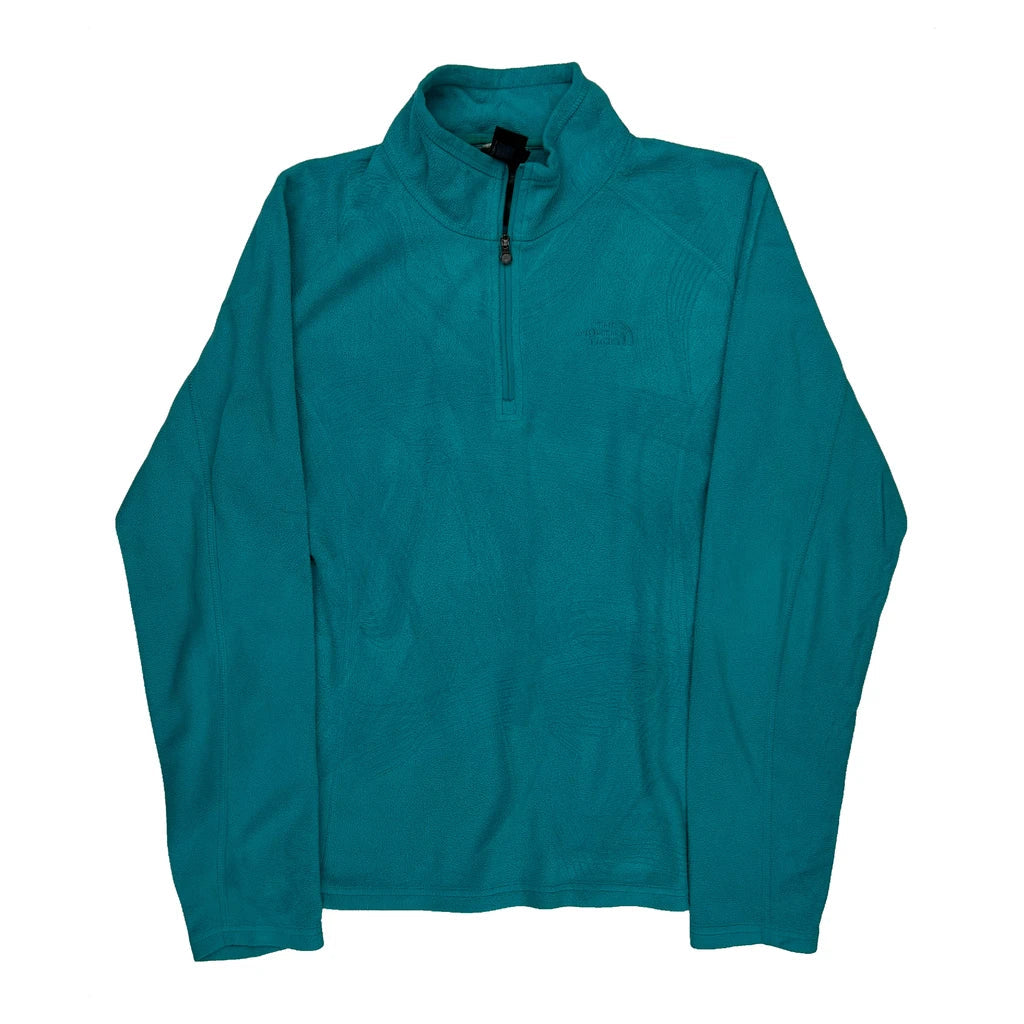 The North Face Fleece - Medium Blue Polyester Refurbished - Thrifted (note: this is a term often used to describe second- refurbished available on Cerqular