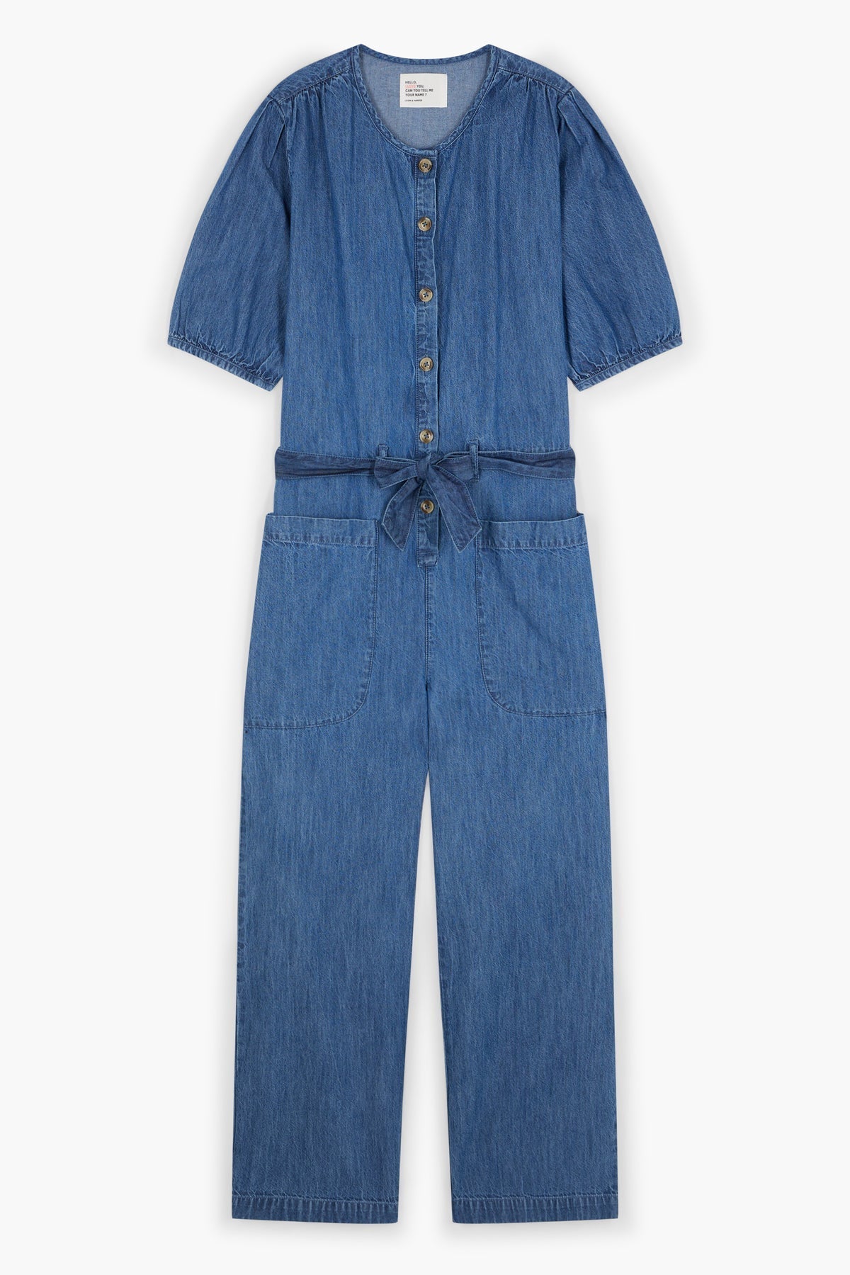 Denim Jumpsuit Odylle Tcd01 Dnm Blue | Color: BLUE | Size: FR-38 Refurbished - N/A (I could not find a well-known brand with this name refurbished available on Cerqular