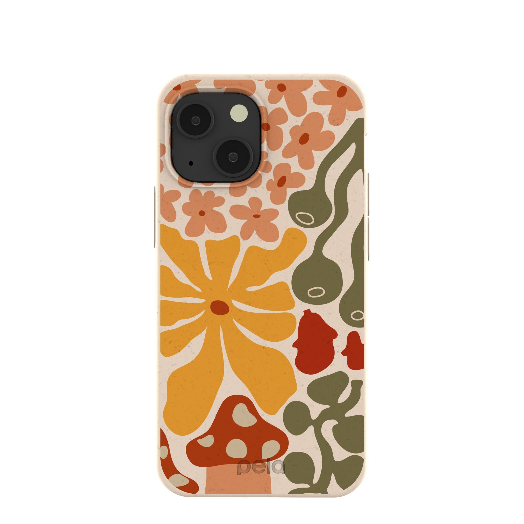Seashell Fall Flourish iPhone 13 Mini Case Refurbished - Pela Case refurbished available on Cerqular