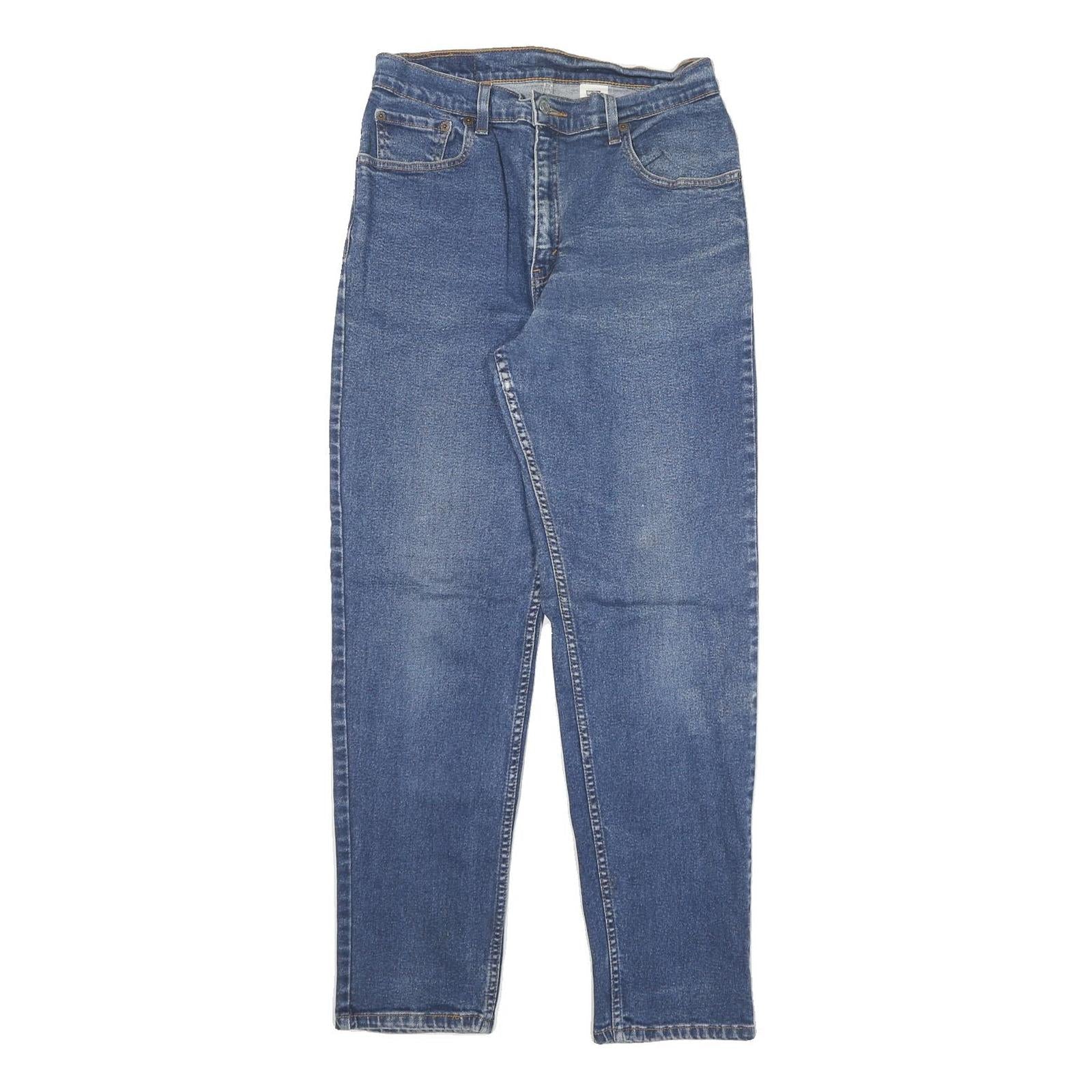 LEVI'S 550 Tapered Womens Jeans Blue Slim Denim Medium W28 L29 Classic Cotton Refurbished - N/A refurbished available on Cerqular