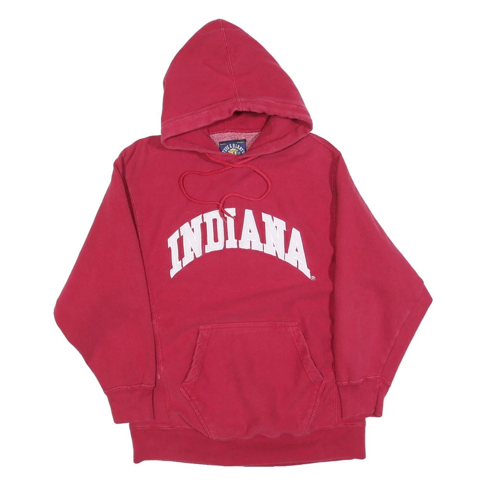 Buy STEVE & BARRYS Mens Red Indiana Pullover Hoodie S Cotton Blend Casual Refurbished - $20.79 STEVE & BARRYS Mens Red Indiana Pullover Hoodie S Cotton Blend Casual Refurbished - N/A refurbished available on Cerqular