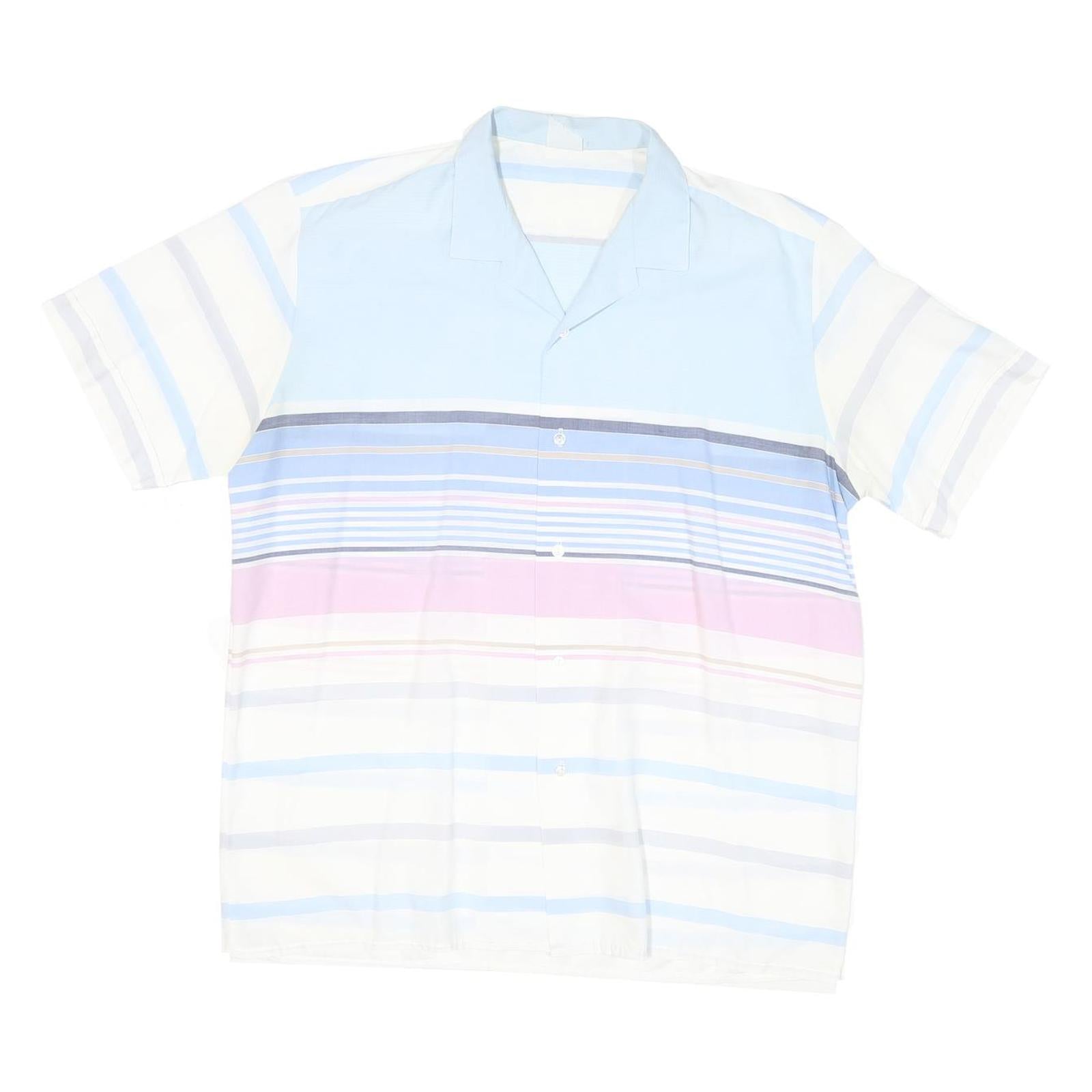Buy Mens Blue & White Stripe Cotton Blend Shirt M Casual Summer Button-Up Refurbished - $19.49 Mens Blue & White Stripe Cotton Blend Shirt M Casual Summer Button-Up Refurbished - N/A refurbished available on Cerqular