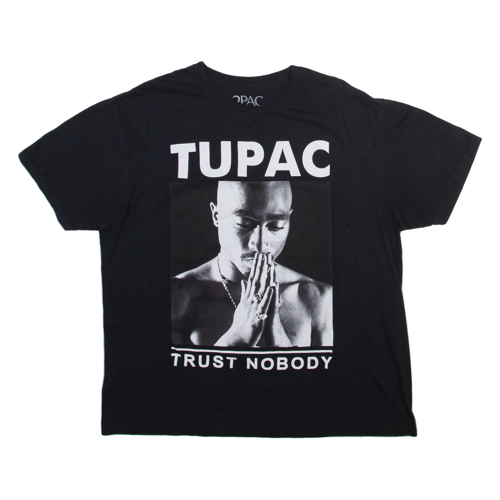 TUPAC Mens Band T-Shirt Black XL Refurbished - N/A refurbished available on Cerqular
