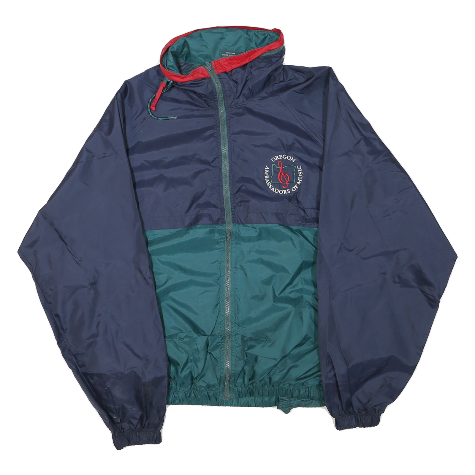DUNBROOKE Mens Blue & Green Oregon Ambassadors Of Music Sports Zip Jacket S Refurbished - N/A refurbished available on Cerqular