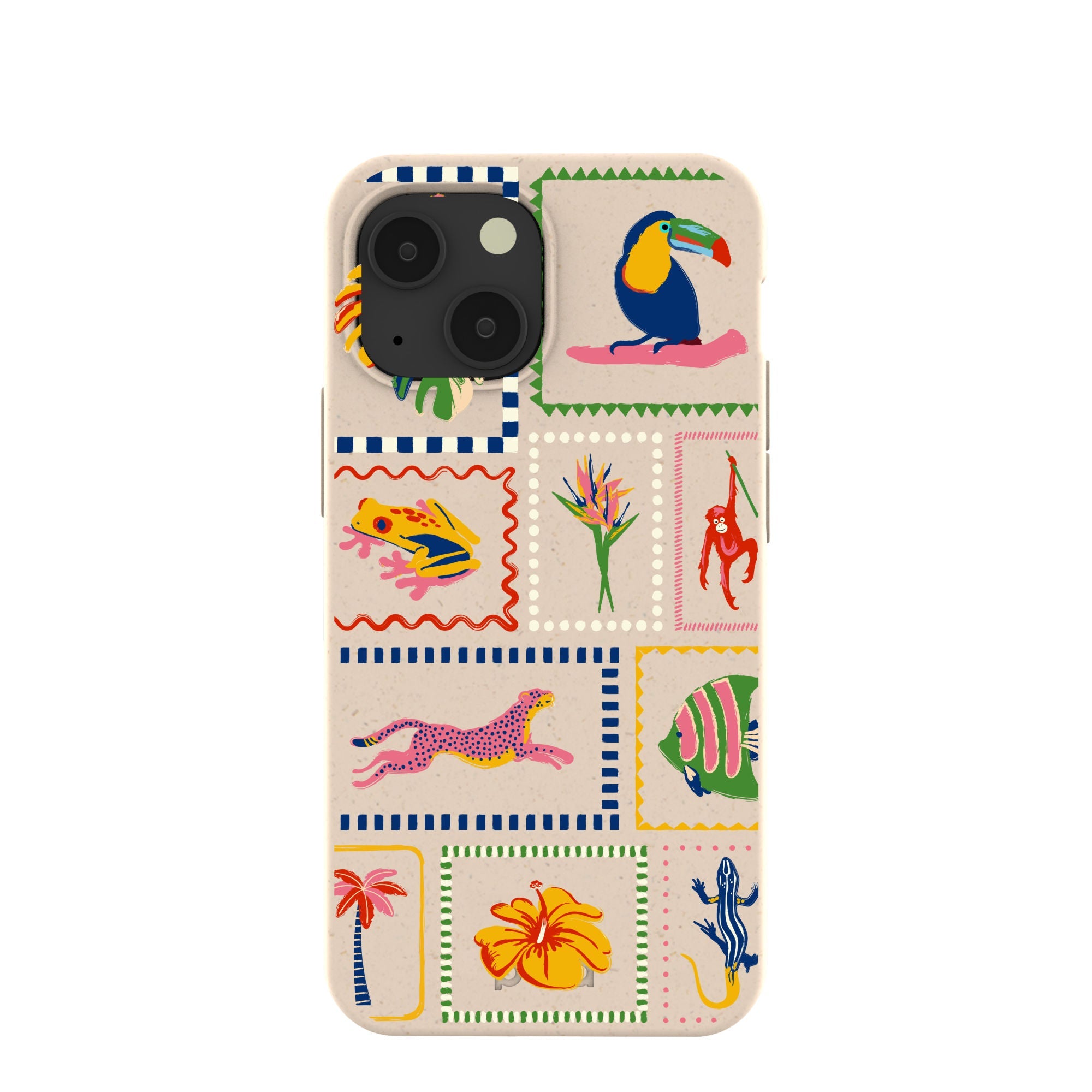Seashell Tropical Paradise iPhone 13 Mini Case Refurbished - Pela Case refurbished available on Cerqular