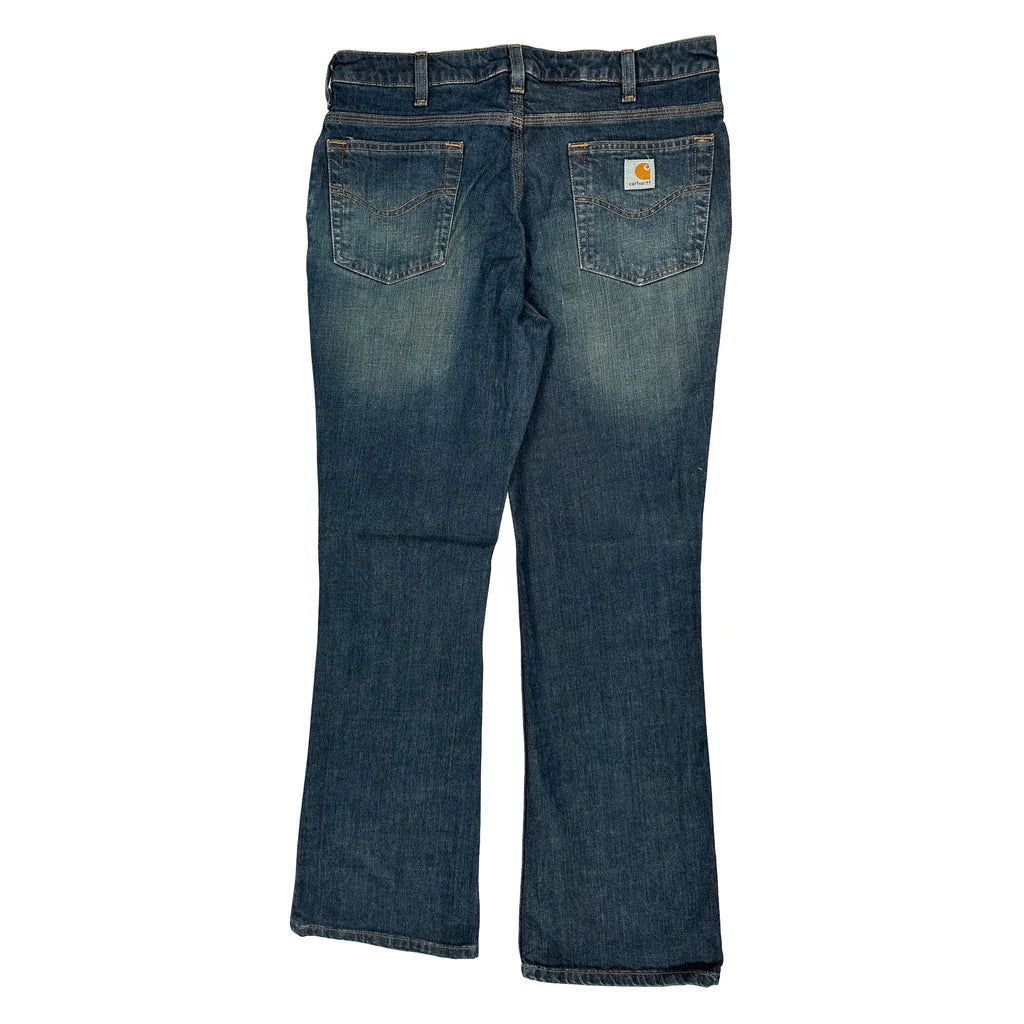 Carhartt Jeans - 33W 31L Blue Denim Refurbished - Thrifted (note: this is a term often used to describe second- refurbished available on Cerqular