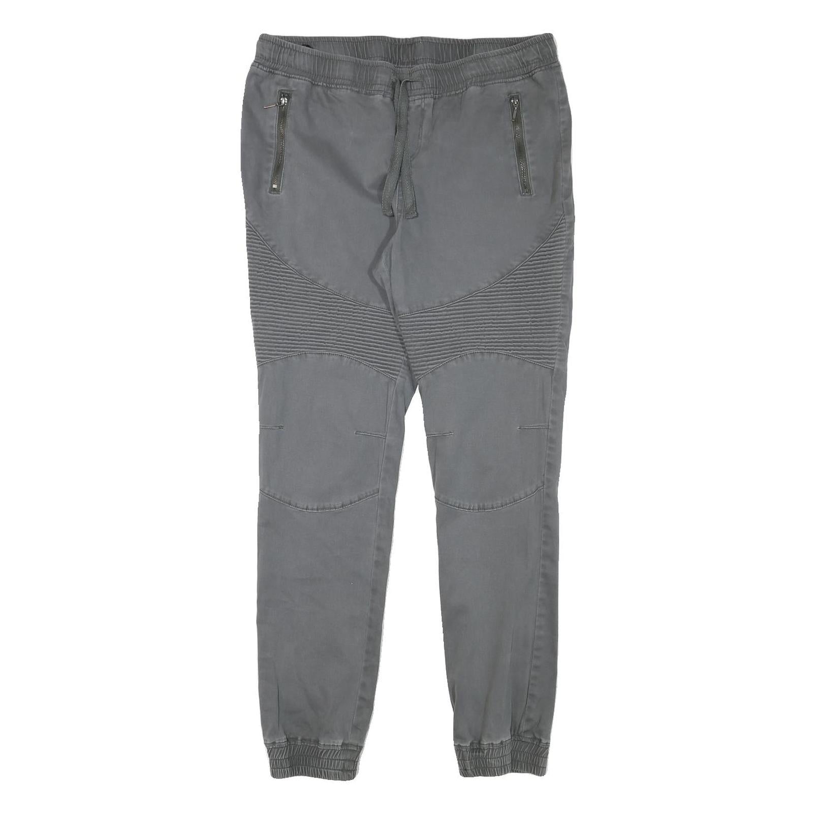 Buy RAINBOW Mens Grey Slim Drawstring Cotton Blend Trousers W34 L31 Zip Pockets Refurbished - $23.39 RAINBOW Mens Grey Slim Drawstring Cotton Blend Trousers W34 L31 Zip Pockets Refurbished - N/A refurbished available on Cerqular