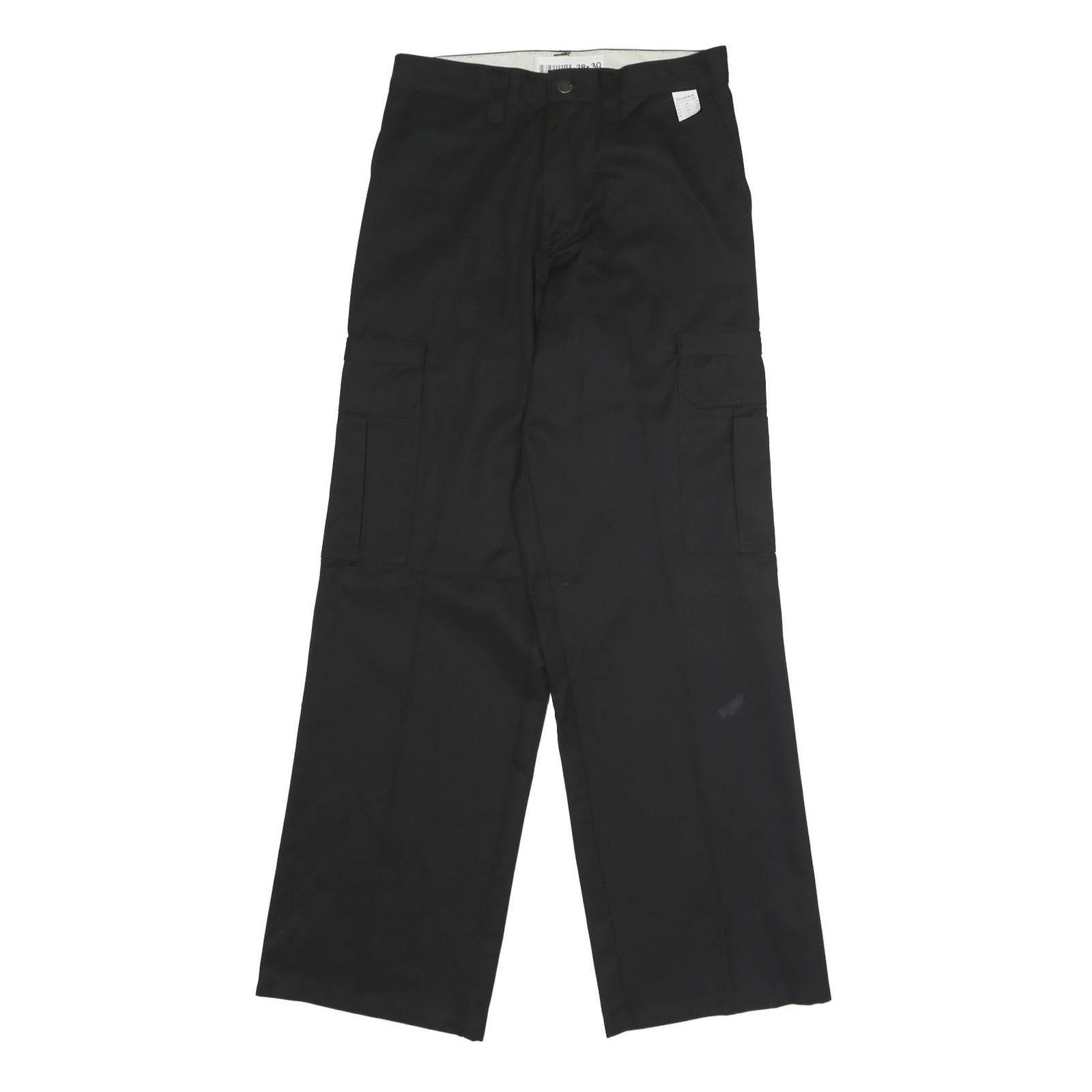DICKIES Mens Polyester Blend Black Regular Cargo Trousers W28 L30 Workwear Zip Refurbished - N/A refurbished available on Cerqular